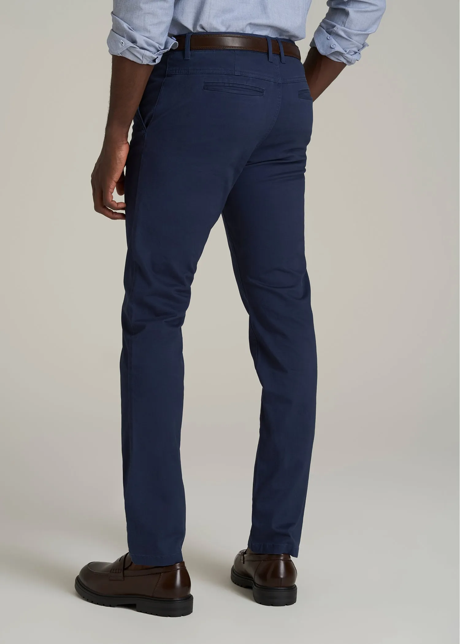 Carman TAPERED Chinos for Tall Men in Regal Blue sold by American Tall product image thumbnail 5