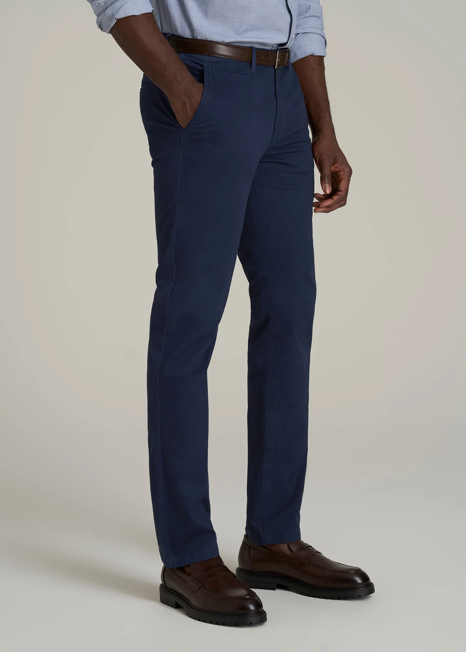 Carman TAPERED Chinos for Tall Men in Regal Blue sold by American Tall product image thumbnail 3