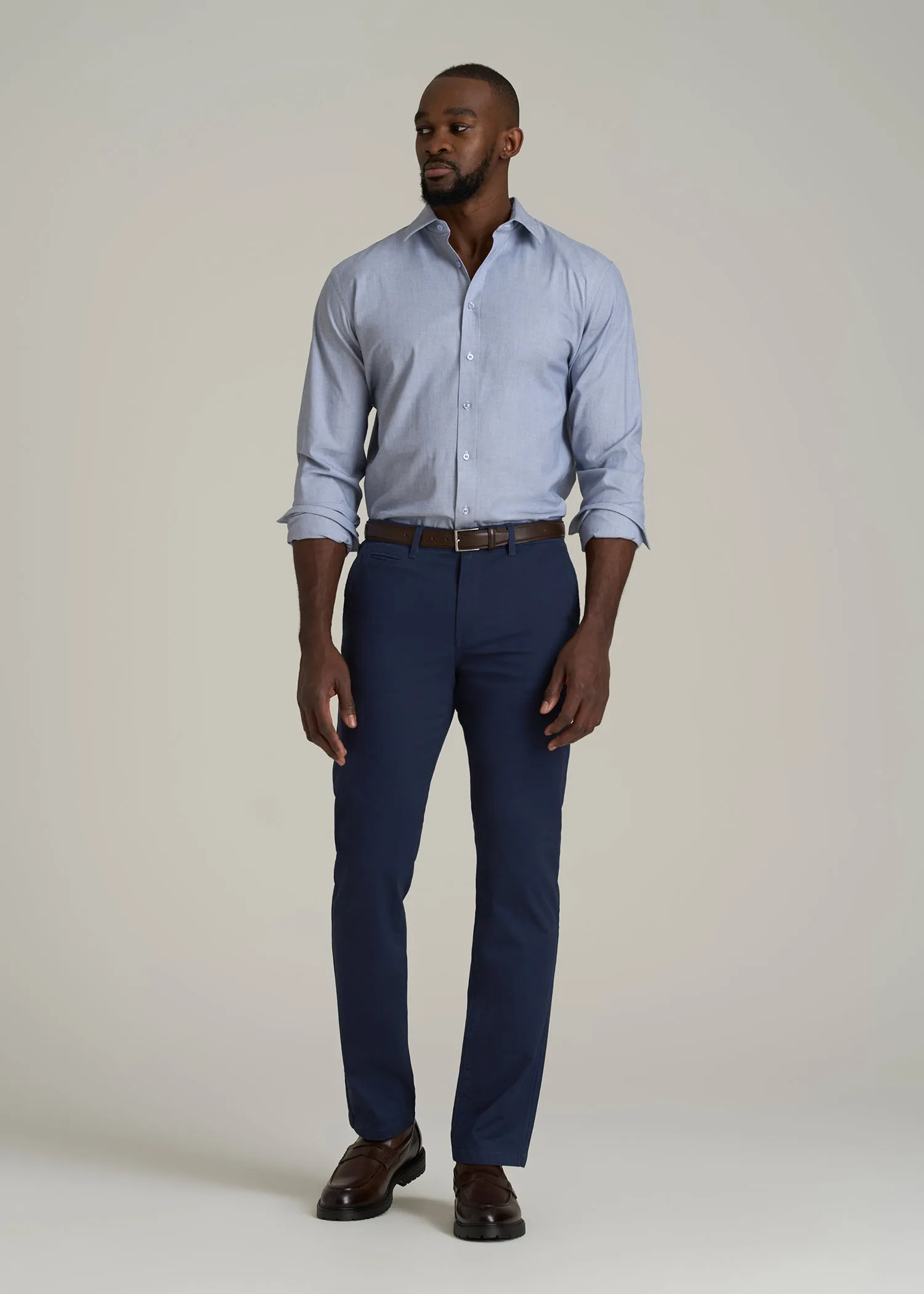 Carman TAPERED Chinos for Tall Men in Regal Blue sold by American Tall product image thumbnail 4