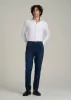 Stretch Jersey Dress Shirt for Tall Men in Optic White sold by American Tall