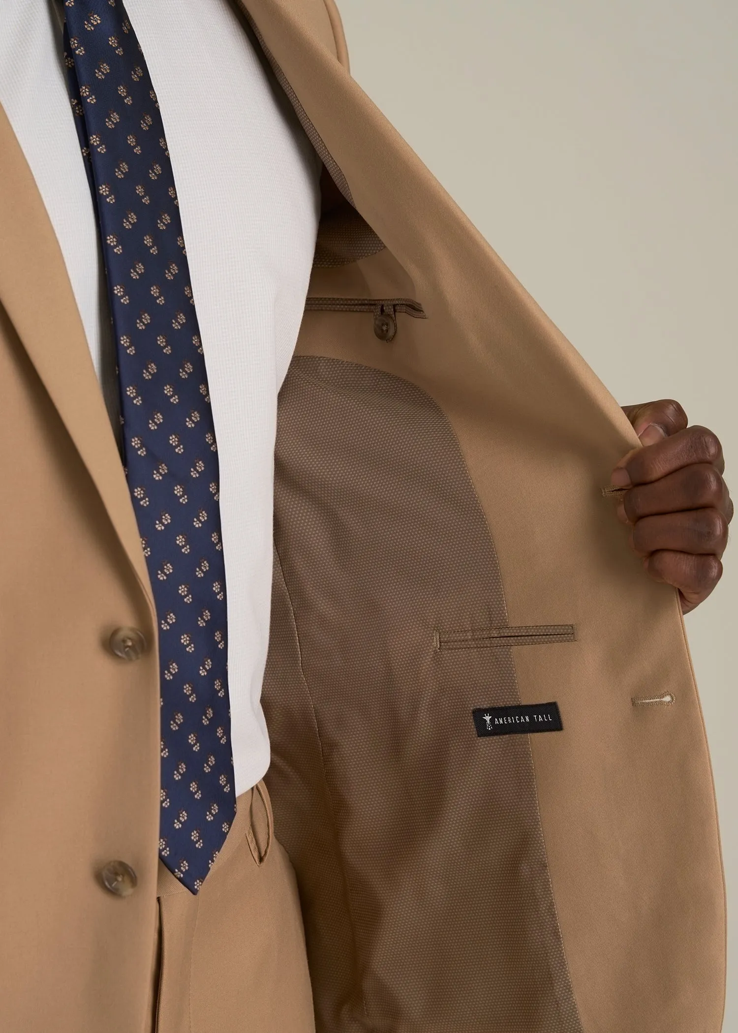Suit Jacket for Tall Men in Tannin sold by American Tall product image thumbnail 2