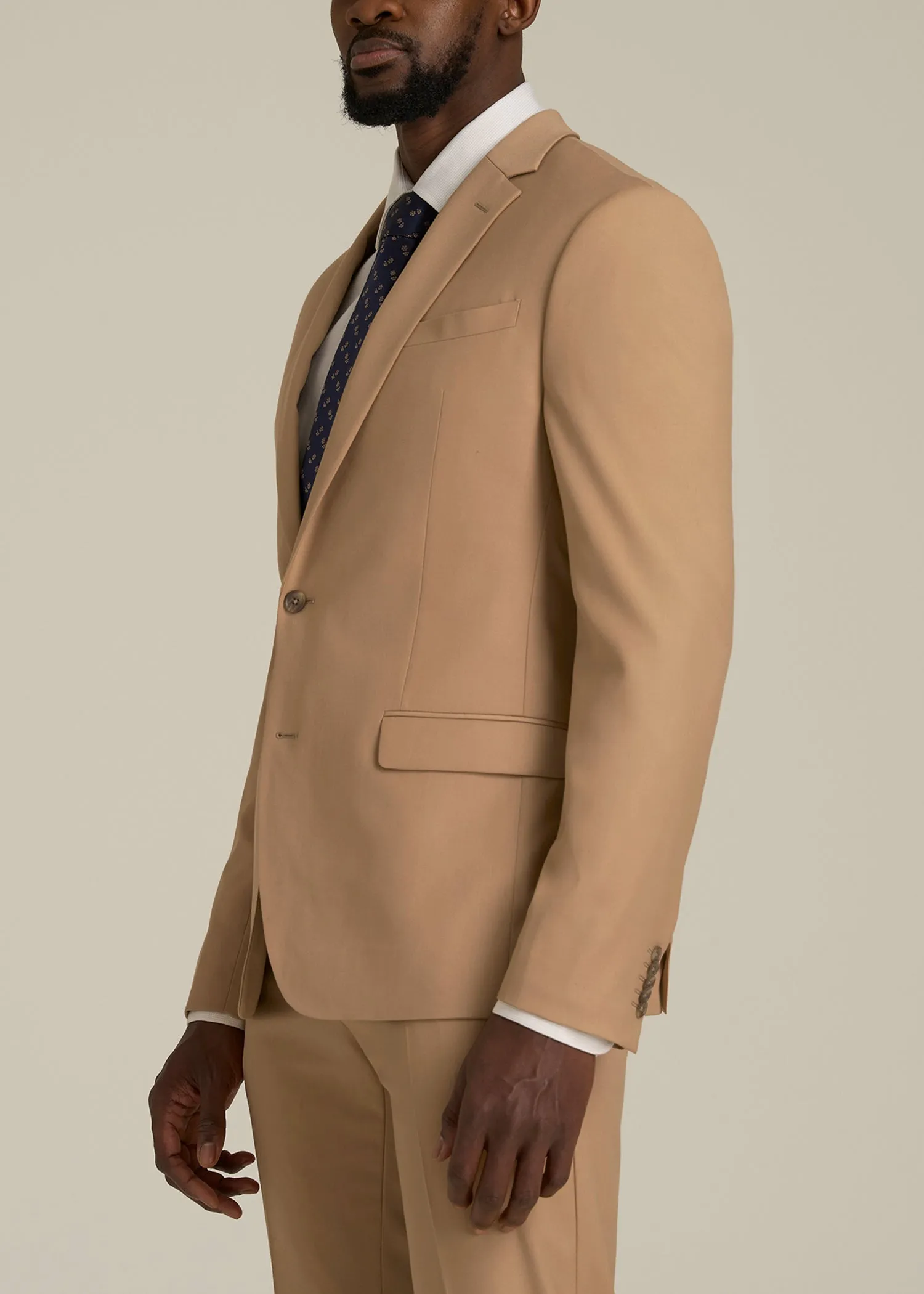 Suit Jacket for Tall Men in Tannin sold by American Tall product image thumbnail 3