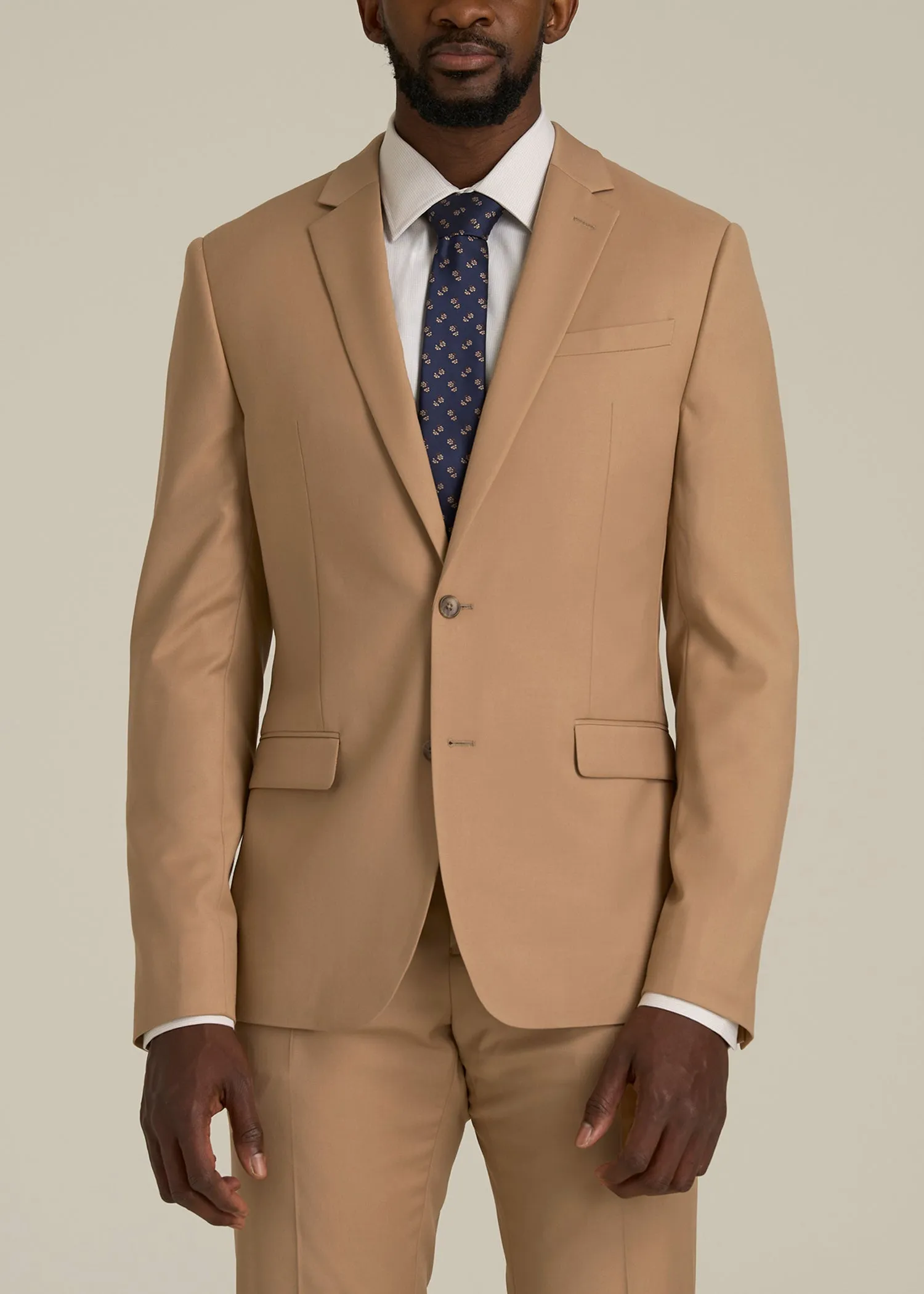 Suit Jacket for Tall Men in Tannin sold by American Tall