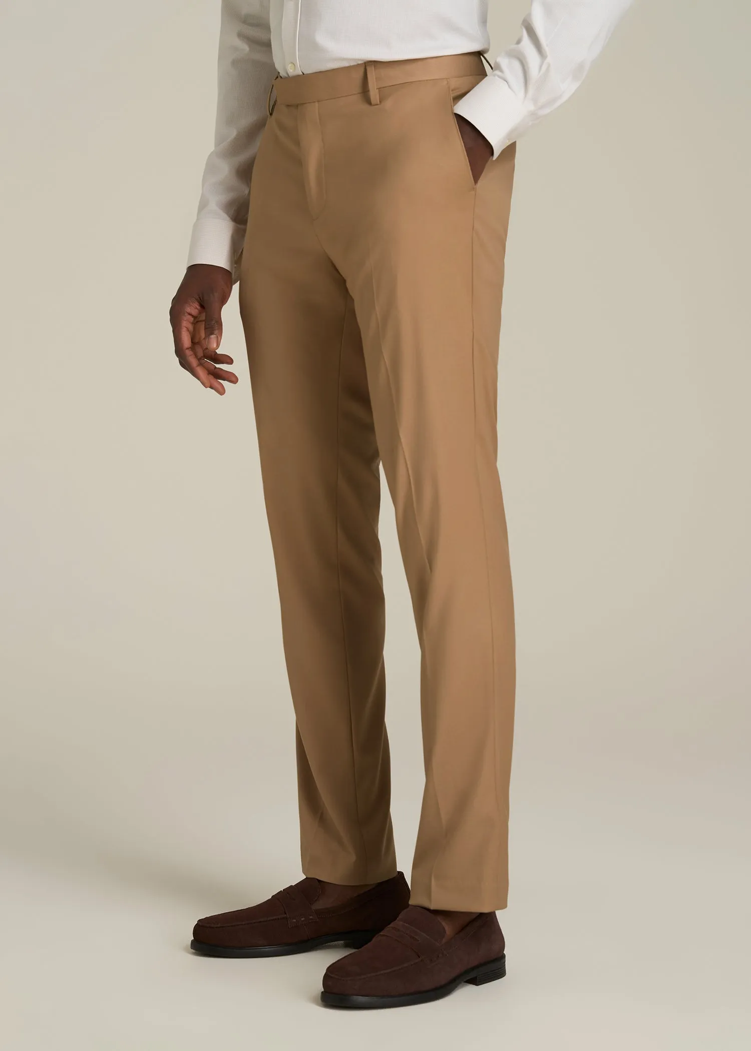 Suit Trousers for Tall Men in Tannin sold by American Tall product image thumbnail 3