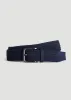 Stretch Woven Belt for Tall Men in Evening Blue sold by American Tall