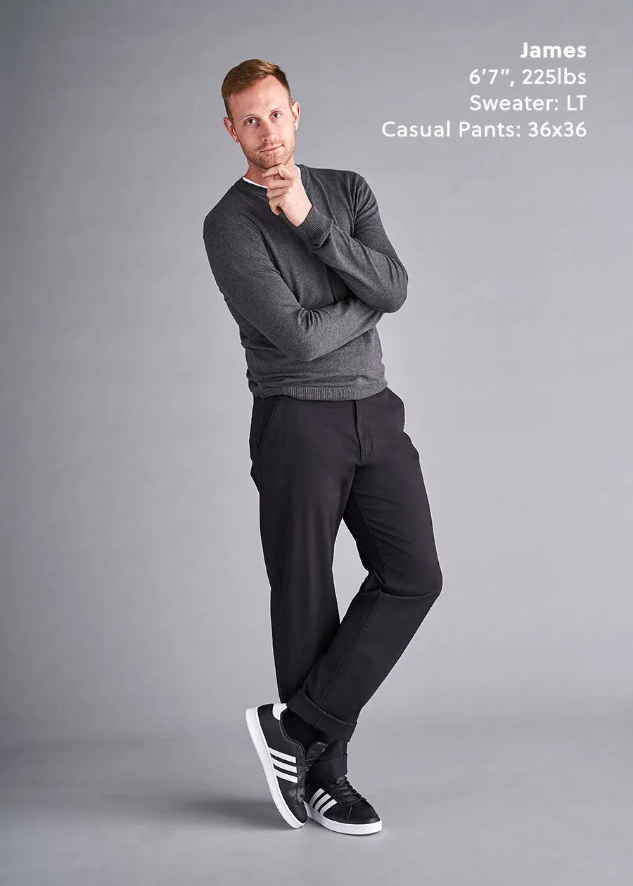 Mason SEMI-RELAXED Chinos in Black - Pants for Tall Men sold by American Tall product image thumbnail 4