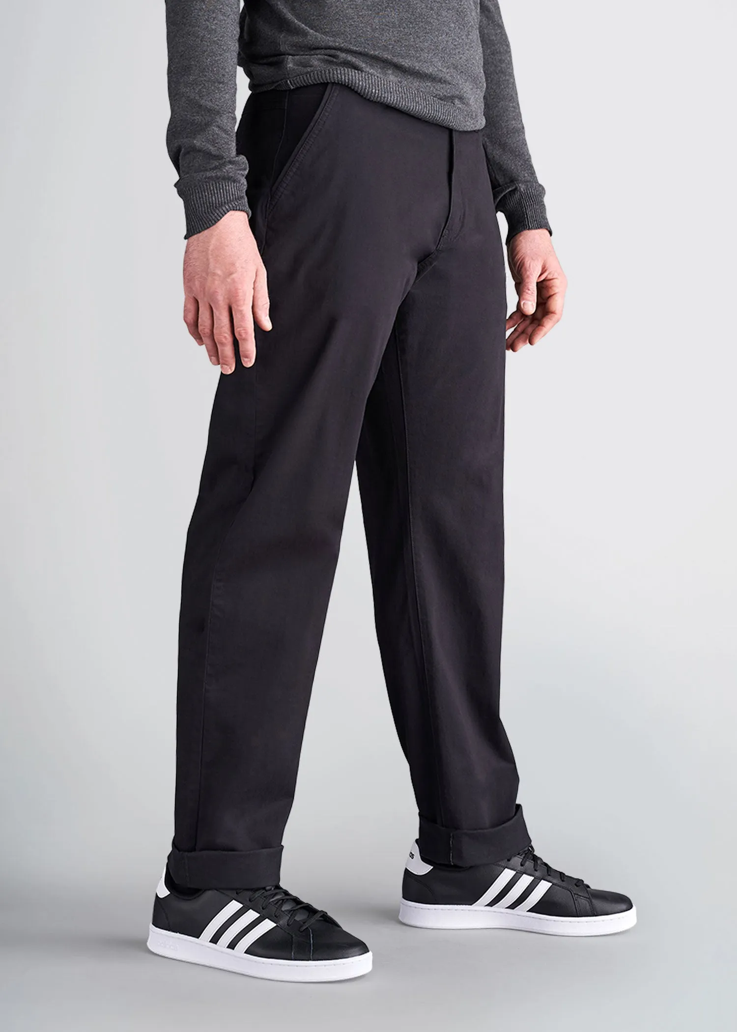Mason SEMI-RELAXED Chinos in Black - Pants for Tall Men sold by American Tall product image thumbnail 2