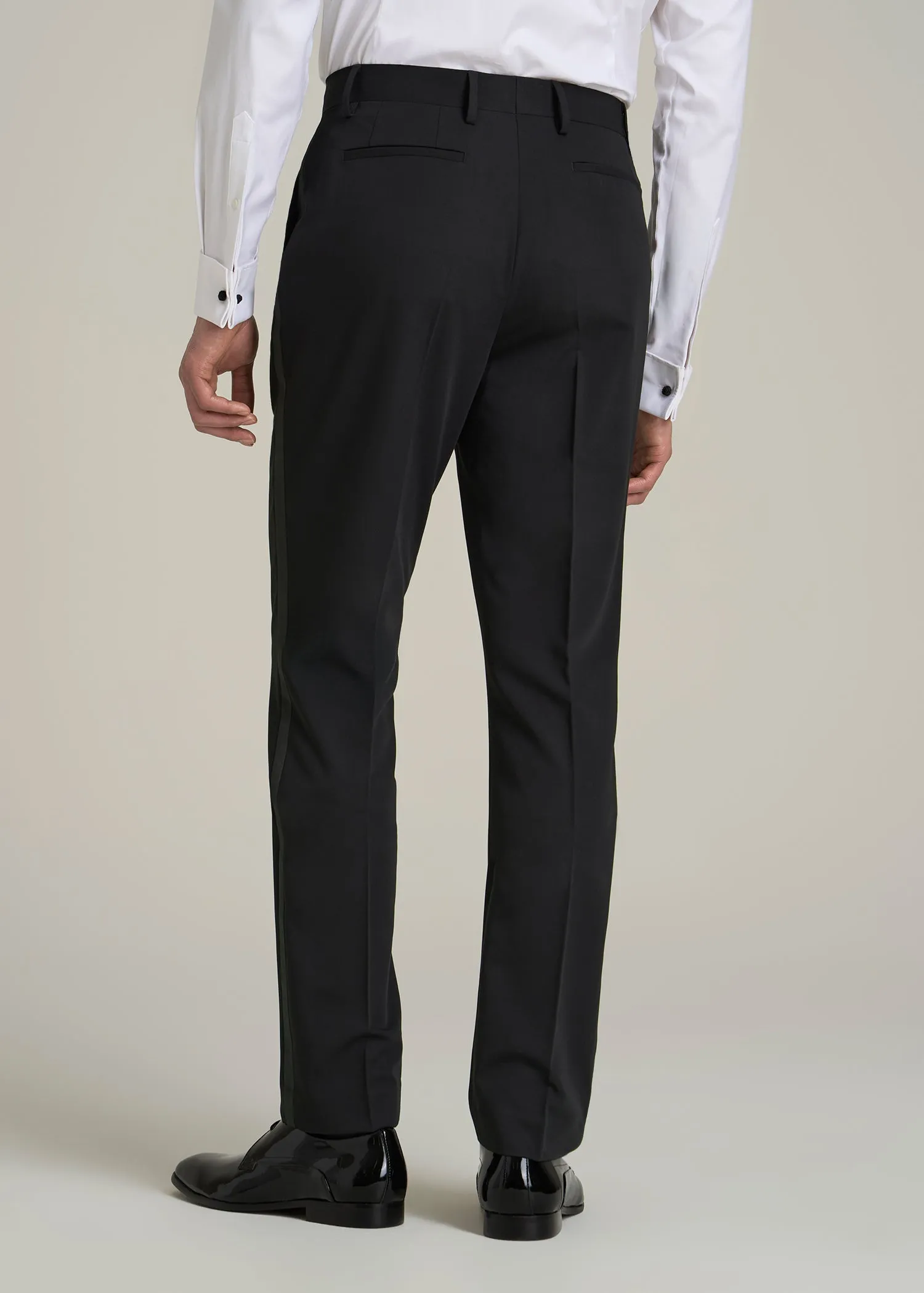 Tuxedo Pants for Tall Men in Black sold by American Tall product image thumbnail 5