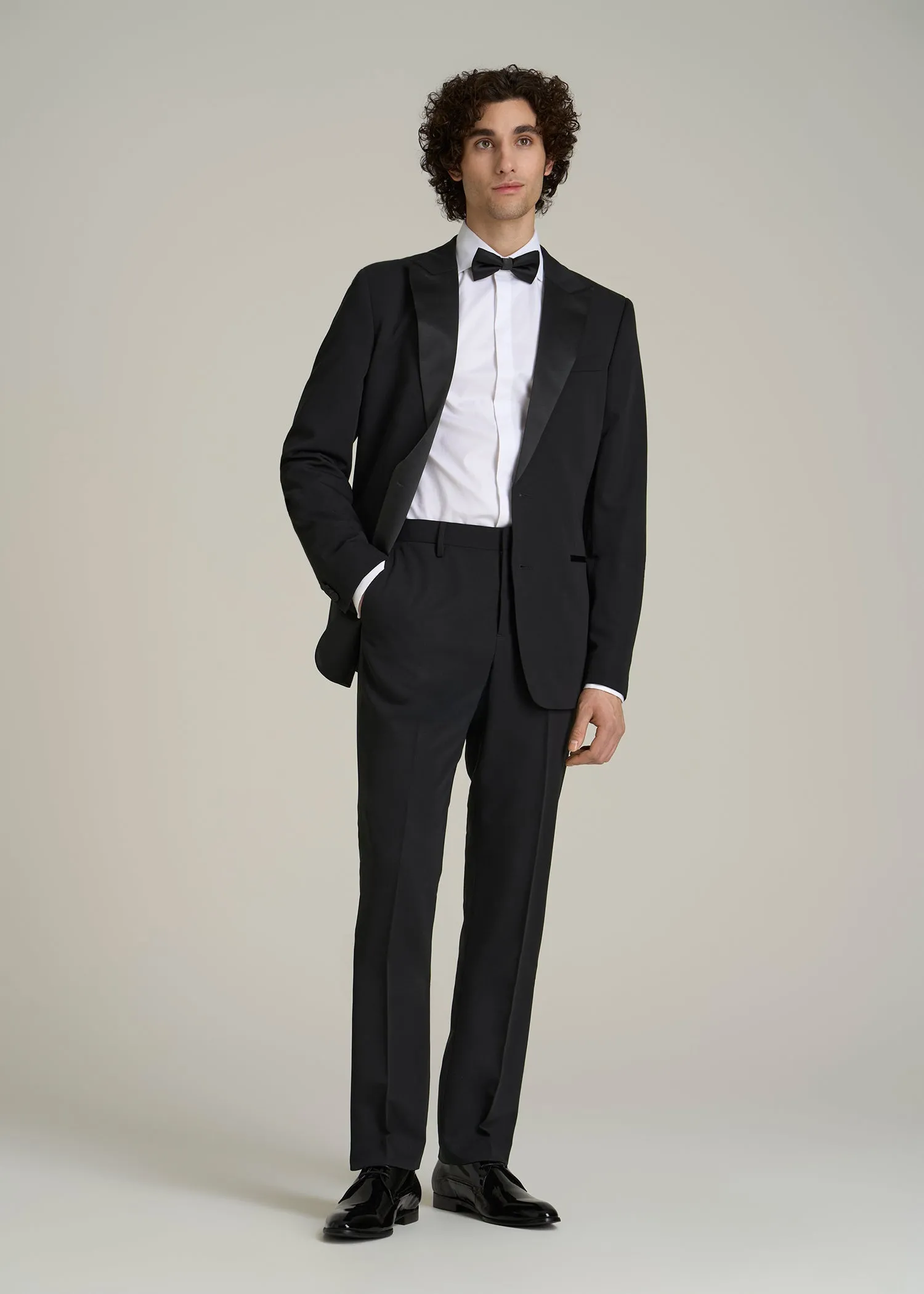 Tuxedo Pants for Tall Men in Black sold by American Tall product image thumbnail 4