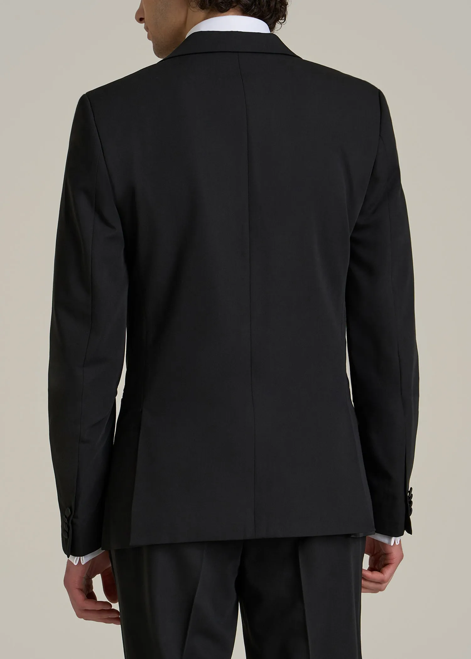 Tuxedo Jacket for Tall Men in Black sold by American Tall product image thumbnail 5