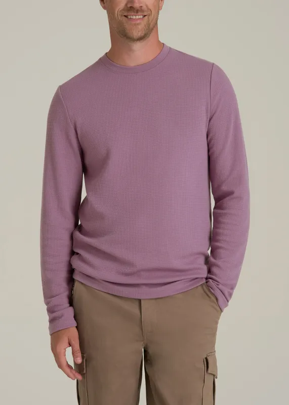 Cloud Knit Waffle Long Sleeve in Grapeade sold by American Tall