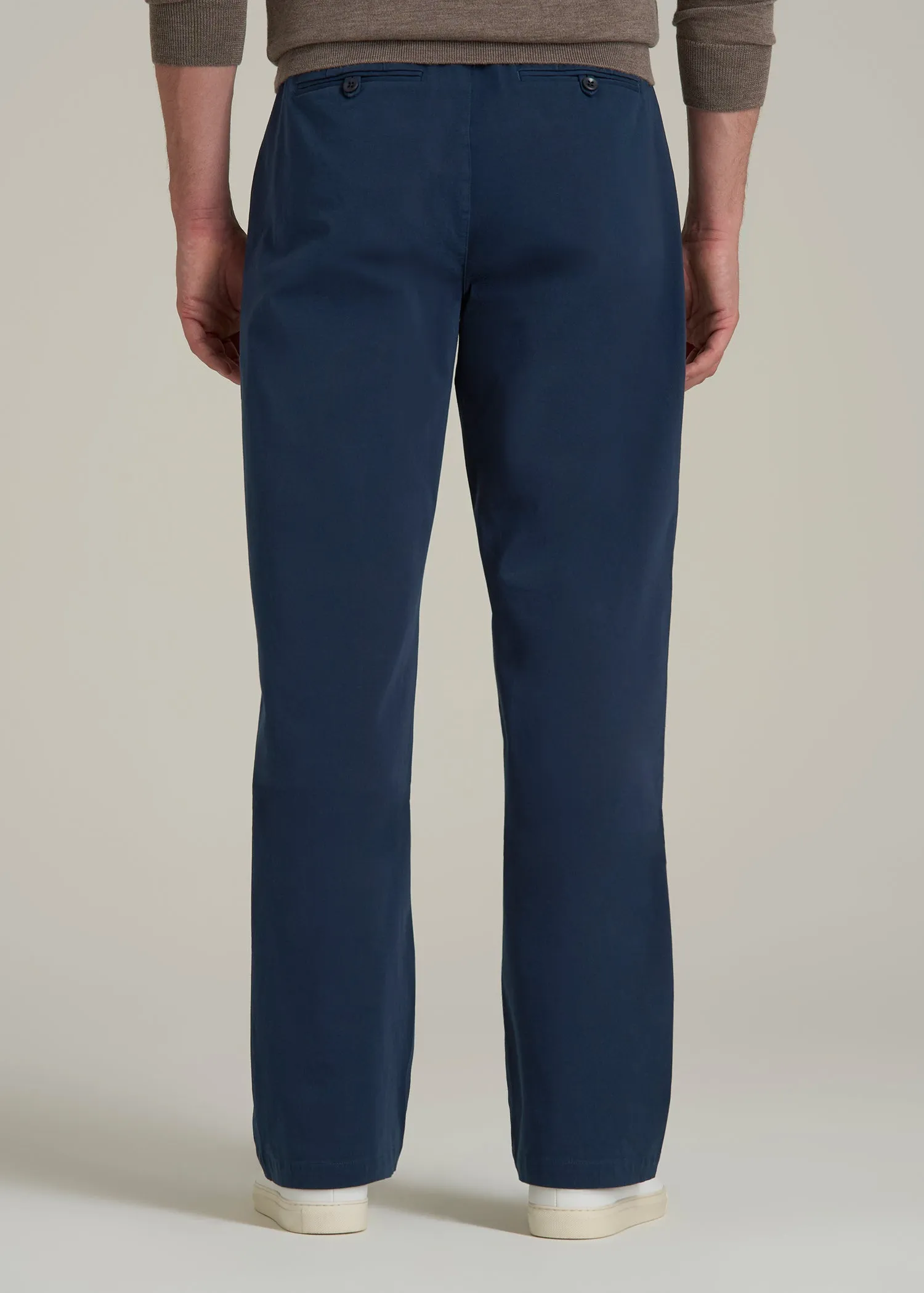 4 Way Stretch Commuter RELAXED Chino Pants for Tall Men in Navy Blue sold by American Tall product image thumbnail 5
