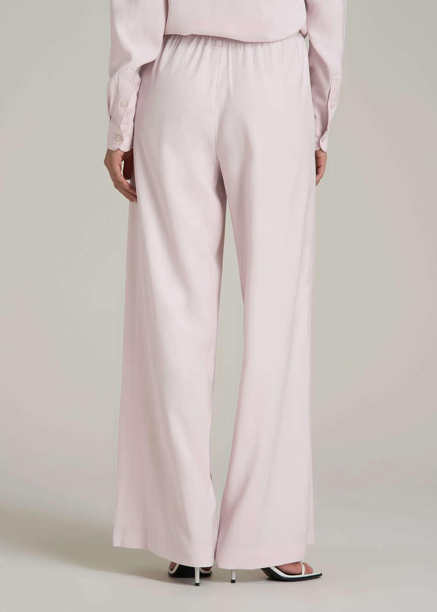 Relaxed Pull-On Pants for Tall Women in Grey Lilac sold by American Tall product image thumbnail 5