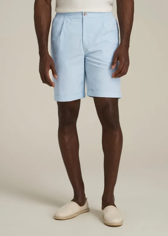 Bermuda Shorts for Tall Men in Ice Blue sold by American Tall