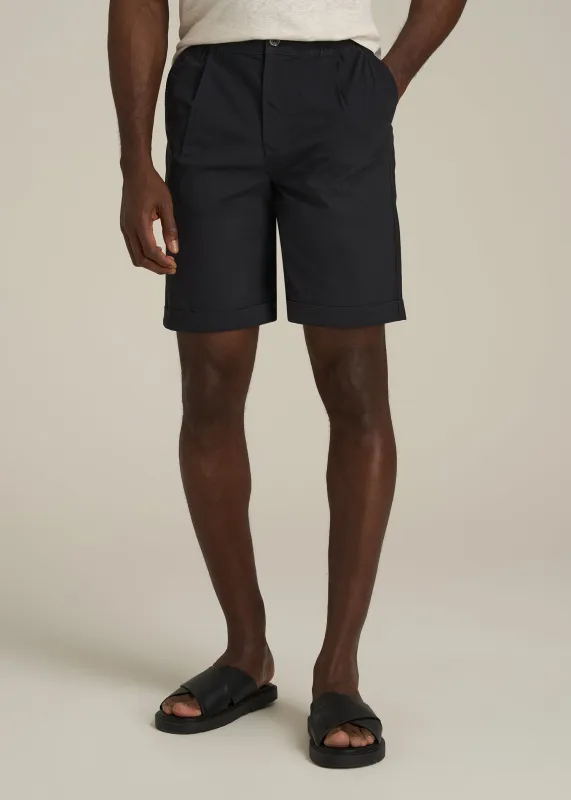 Bermuda Shorts for Tall Men in Black made by American Tall