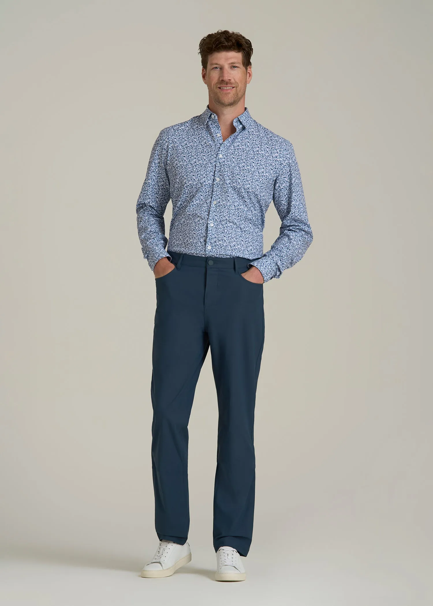 Traveler Pant 2.0 for Tall Men in Navy Blue sold by American Tall product image thumbnail 4
