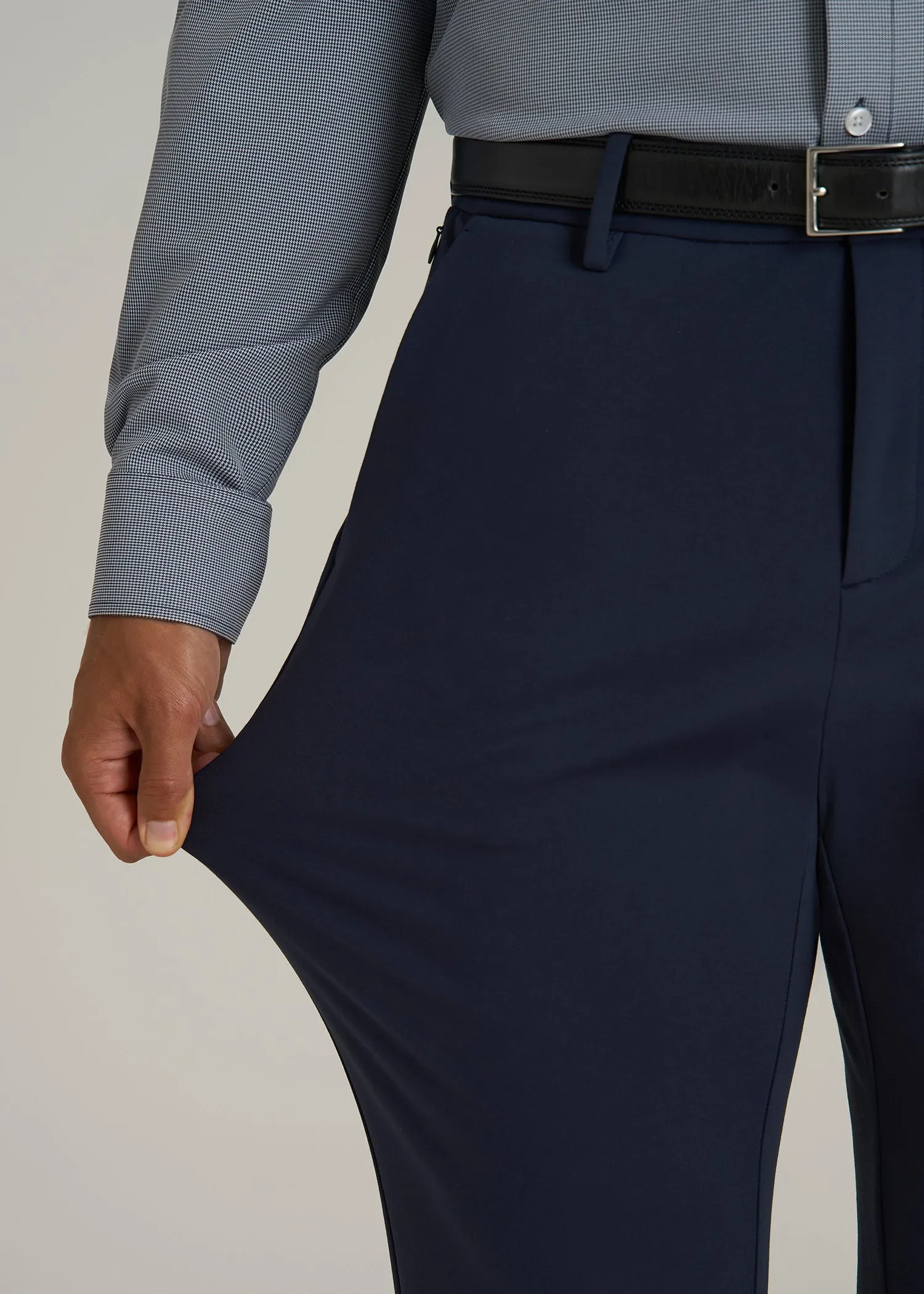 Flex Tech Suit Pants for Tall Men in Navy sold by American Tall product image thumbnail 2