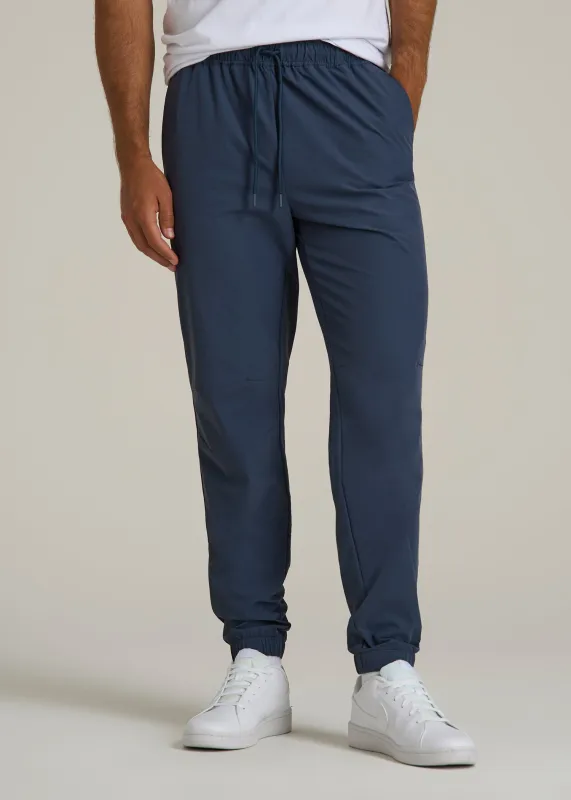 Flex Nylon Joggers for Tall Men in Navy Blue sold by American Tall