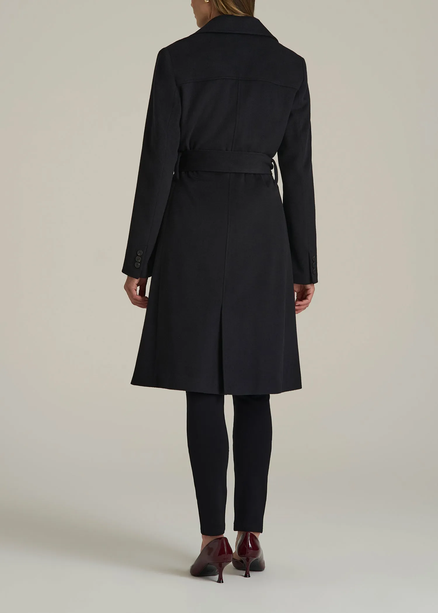 Wool Coat for Tall Women in Black sold by American Tall product image thumbnail 5