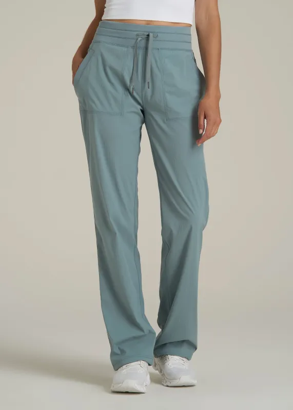 High-Rise After Practice Pant for Tall Women in Trooper sold by American Tall