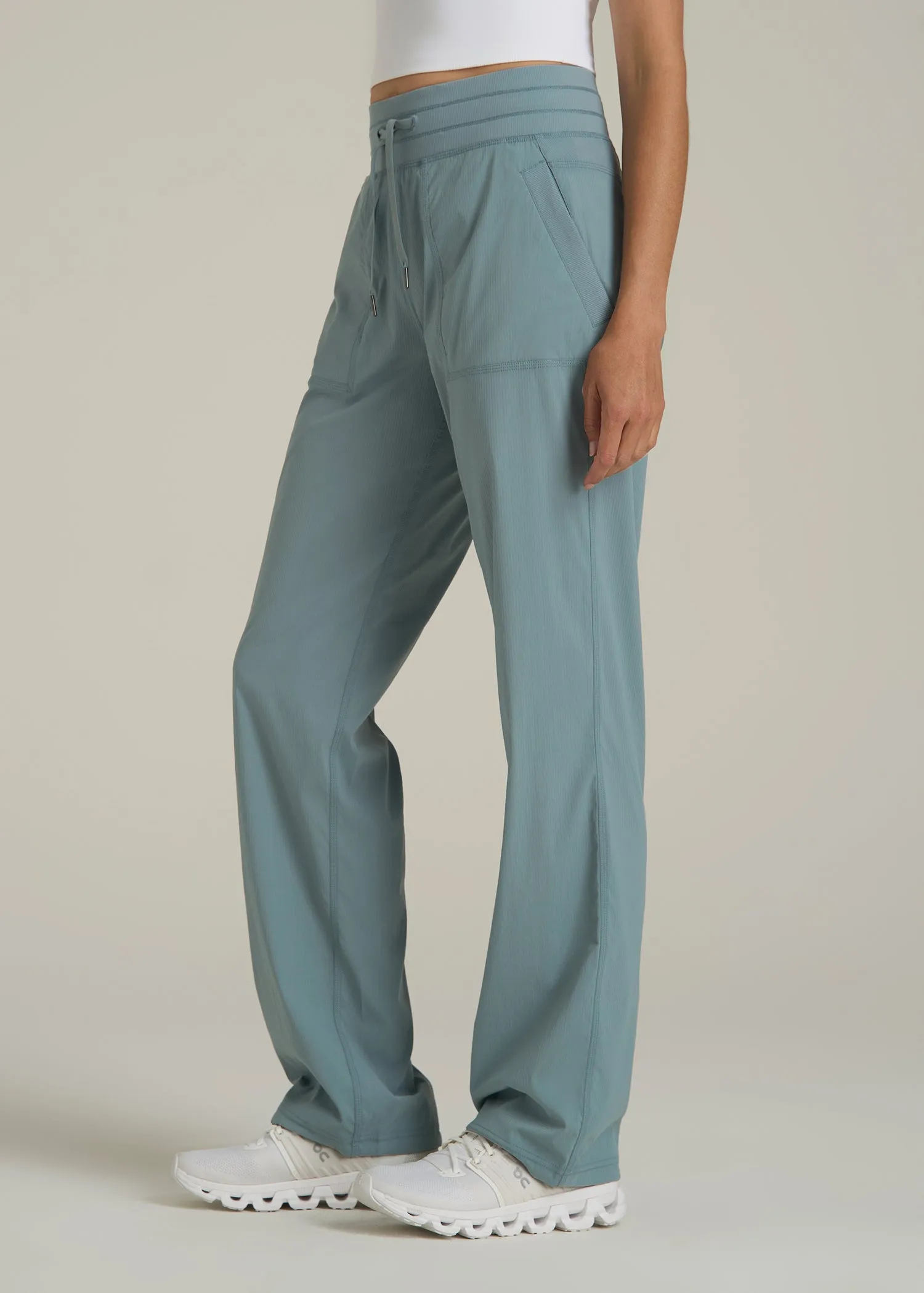 High-Rise After Practice Pant for Tall Women in Trooper sold by American Tall product image thumbnail 3