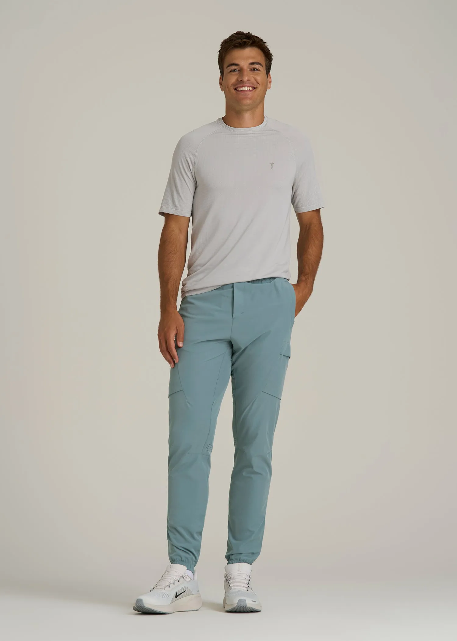 Featherweight Cargo Training Jogger for Tall Men in Trooper sold by American Tall product image thumbnail 4