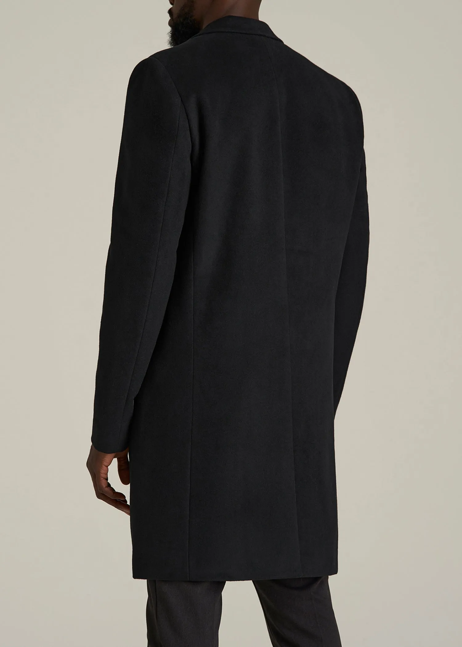 Wool Coat for Tall Men in Black sold by American Tall product image thumbnail 5