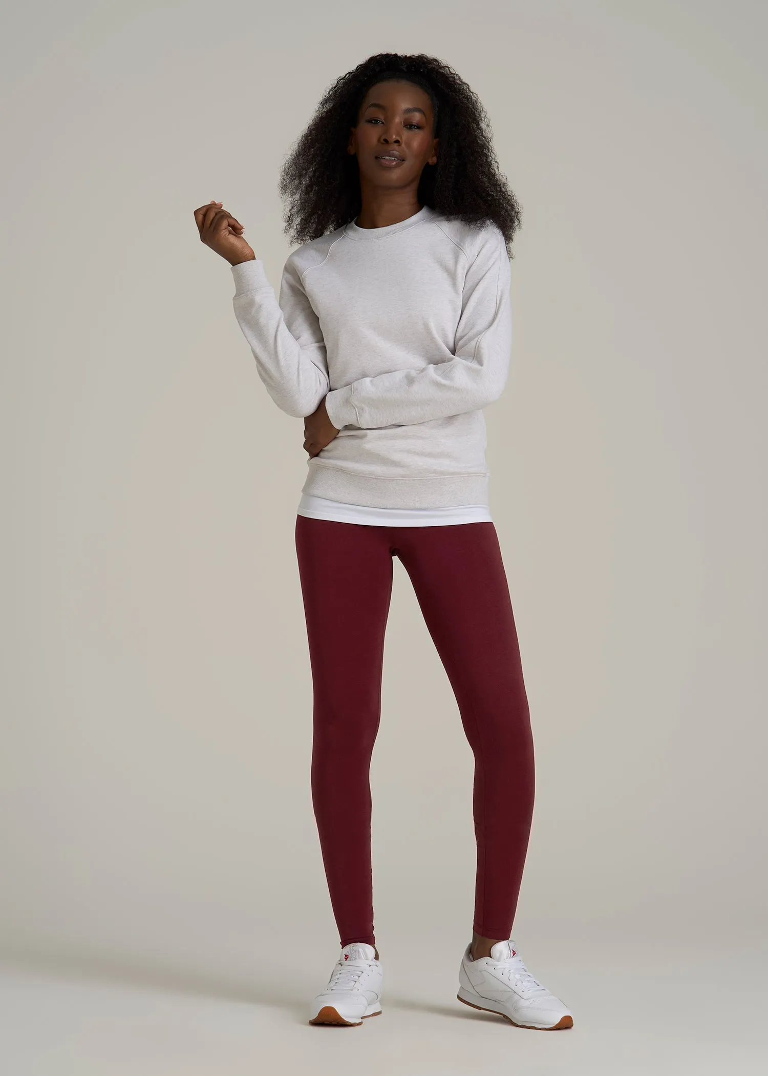 Cotton Leggings for Tall Women in Tawny Port sold by American Tall product image thumbnail 5
