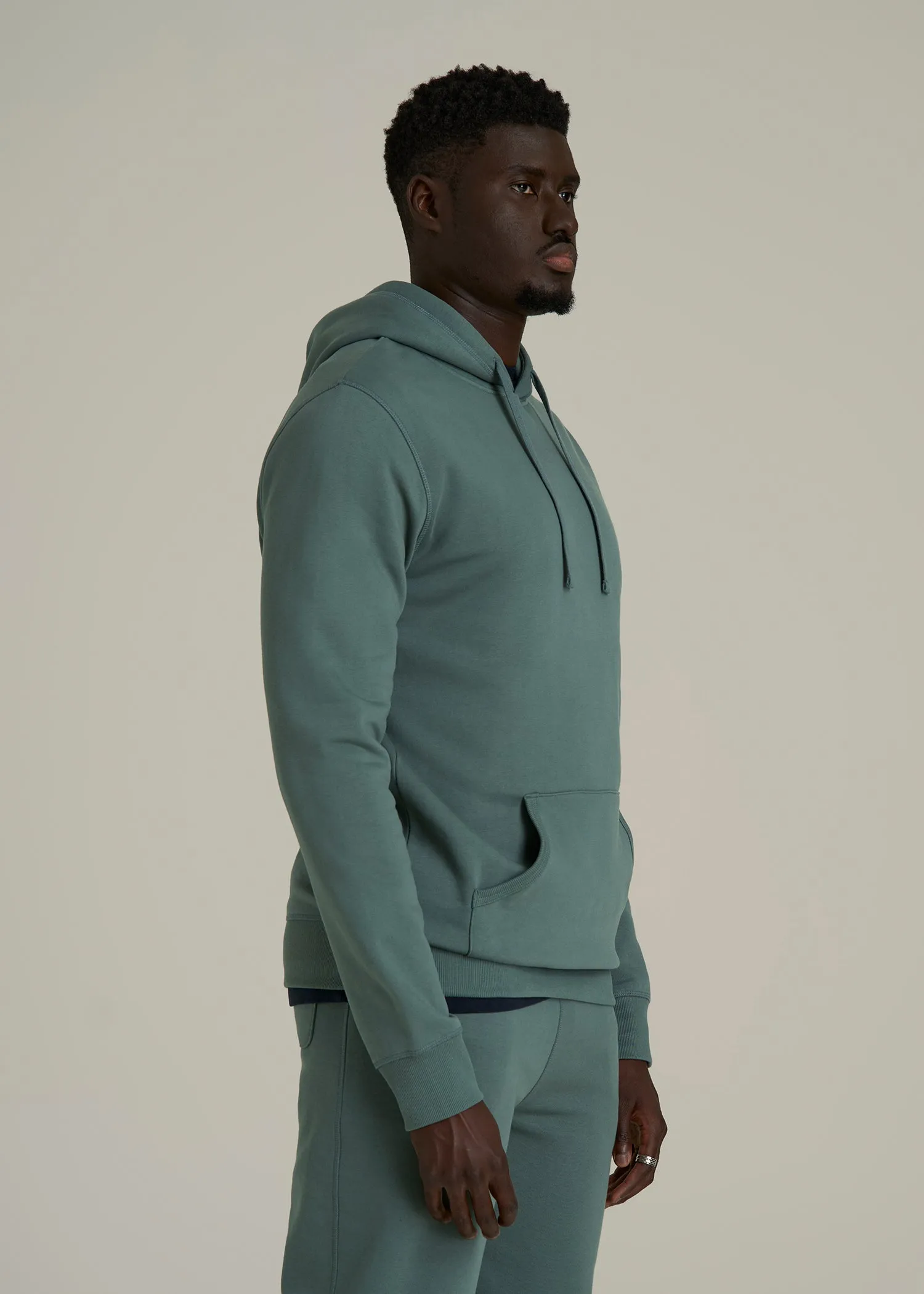 Wearever 2.0 Fleece Hoodie for Tall Men in Balsam Green sold by American Tall product image thumbnail 3