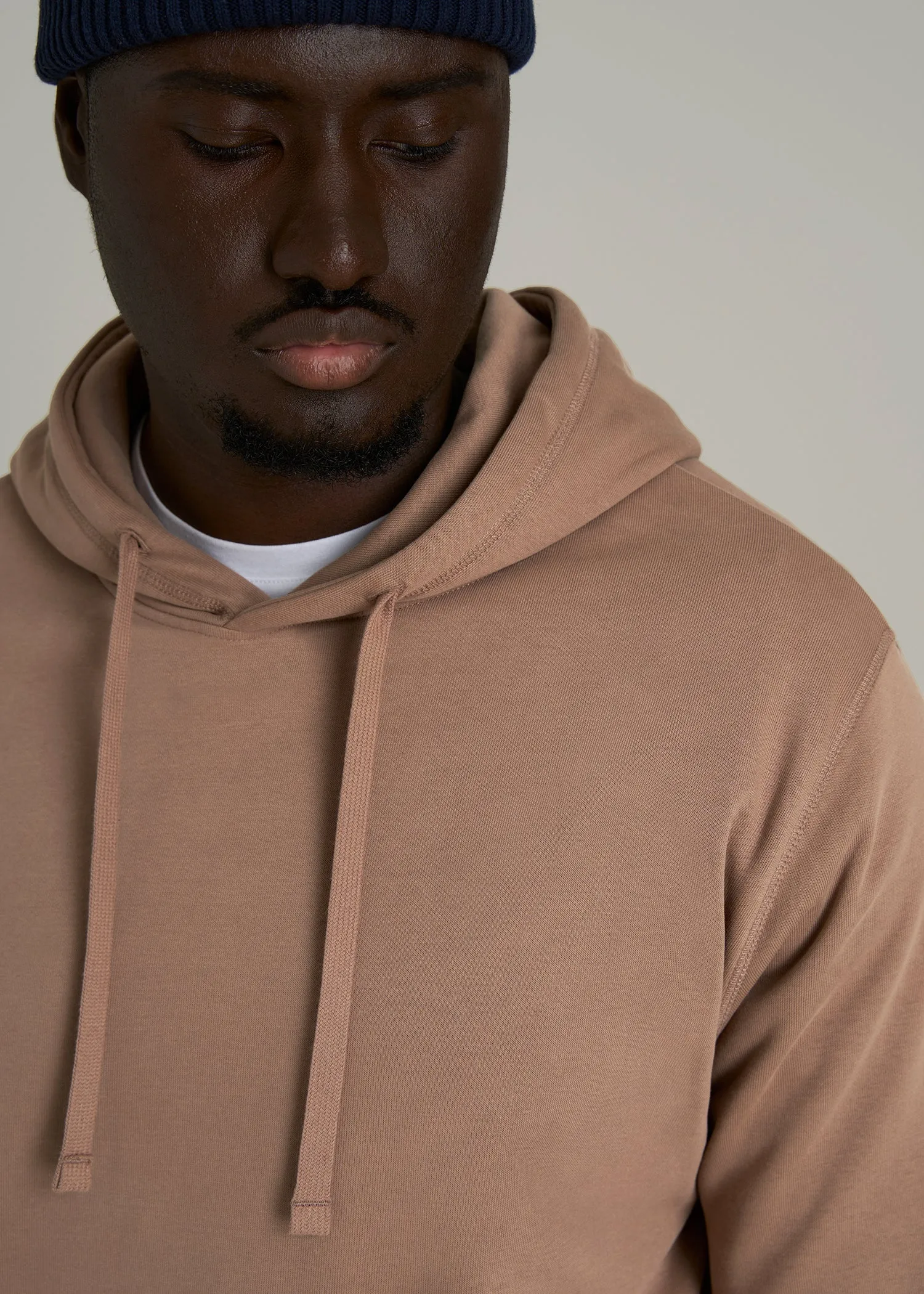 Wearever 2.0 Fleece Hoodie for Tall Men in Woodsmoke sold by American Tall product image thumbnail 2