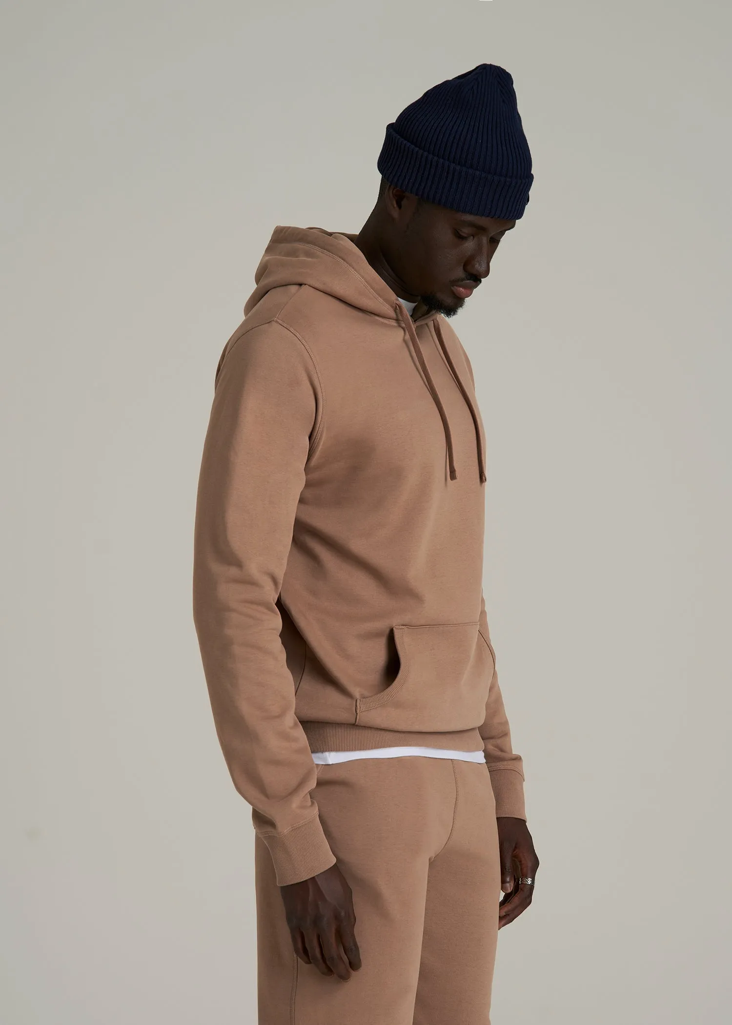 Wearever 2.0 Fleece Hoodie for Tall Men in Woodsmoke sold by American Tall product image thumbnail 3