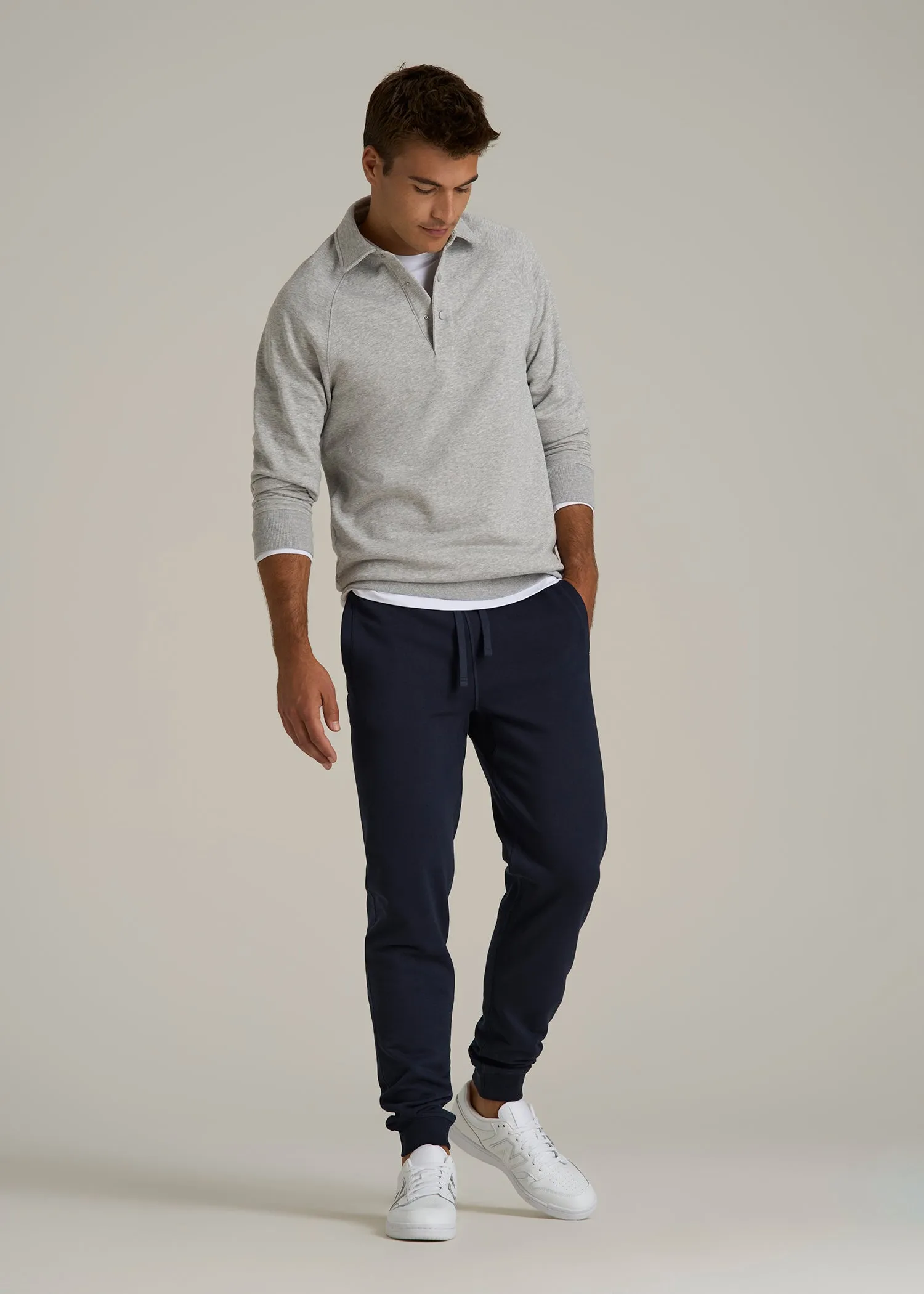 Wearever 2.0 French Terry Joggers for Tall Men in Evening Blue sold by American Tall product image thumbnail 4