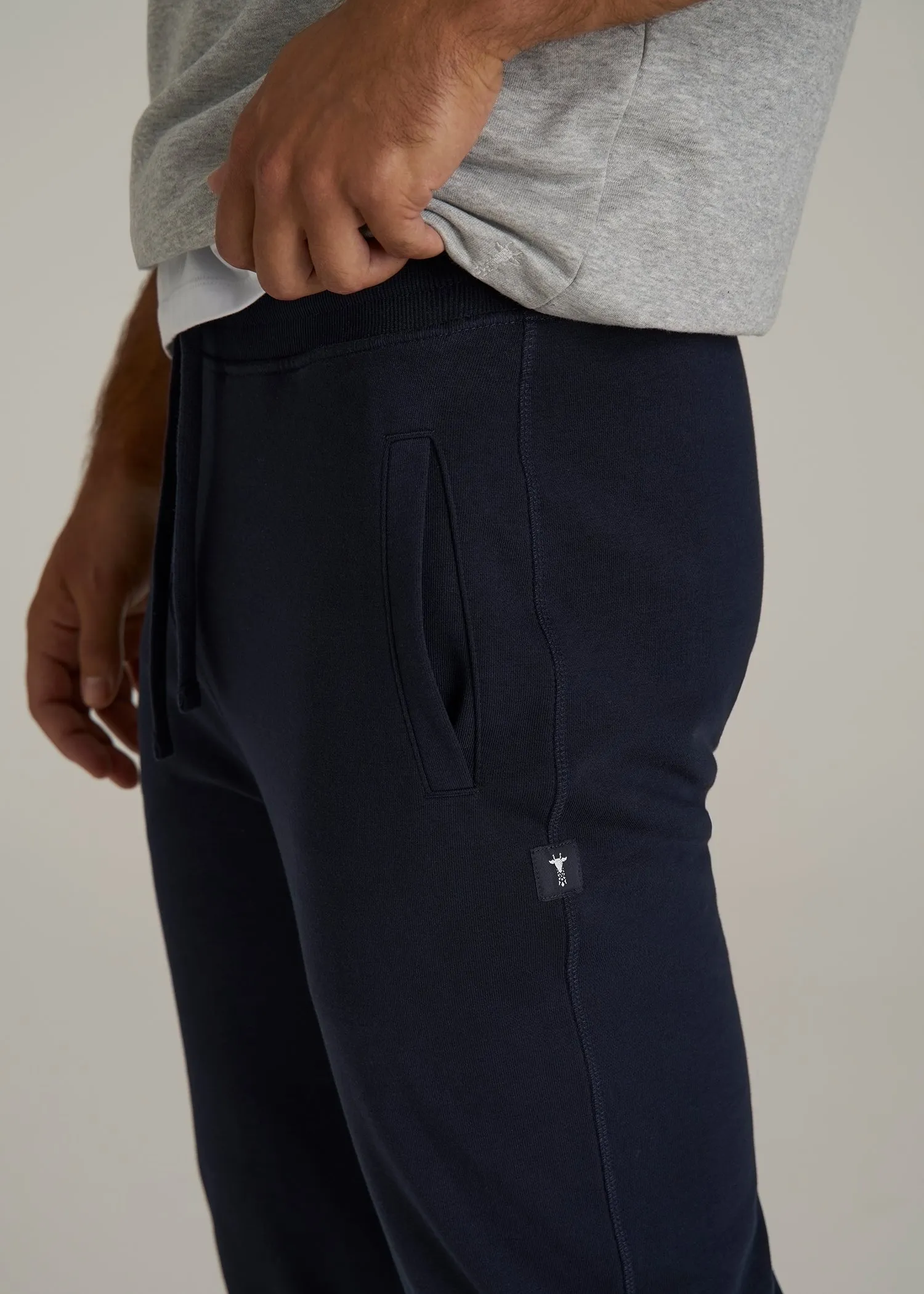 Wearever 2.0 French Terry Joggers for Tall Men in Evening Blue sold by American Tall product image thumbnail 2