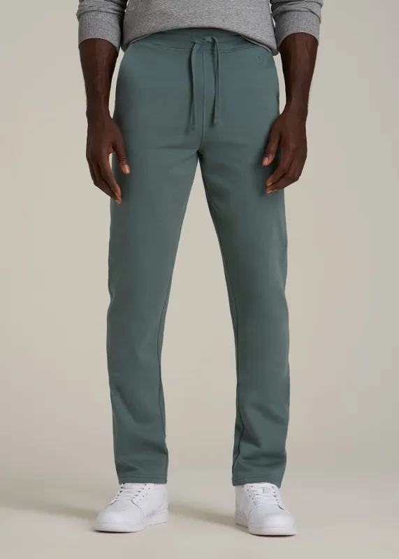 Wearever 2.0 Fleece Straight Leg Sweatpants for Tall Men in Balsam Green sold by American Tall