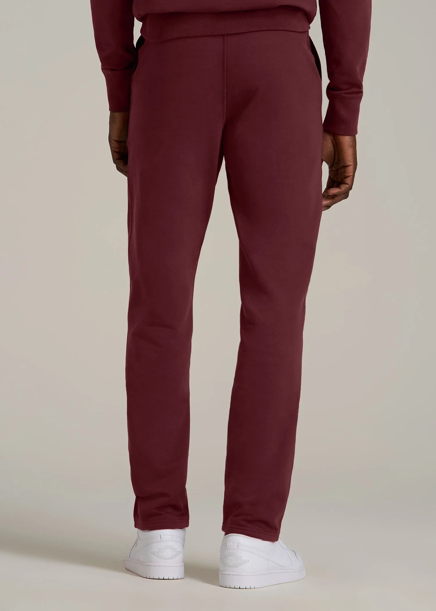 Wearever 2.0 Fleece Straight Leg Sweatpants for Tall Men in Tawny Port sold by American Tall product image thumbnail 5