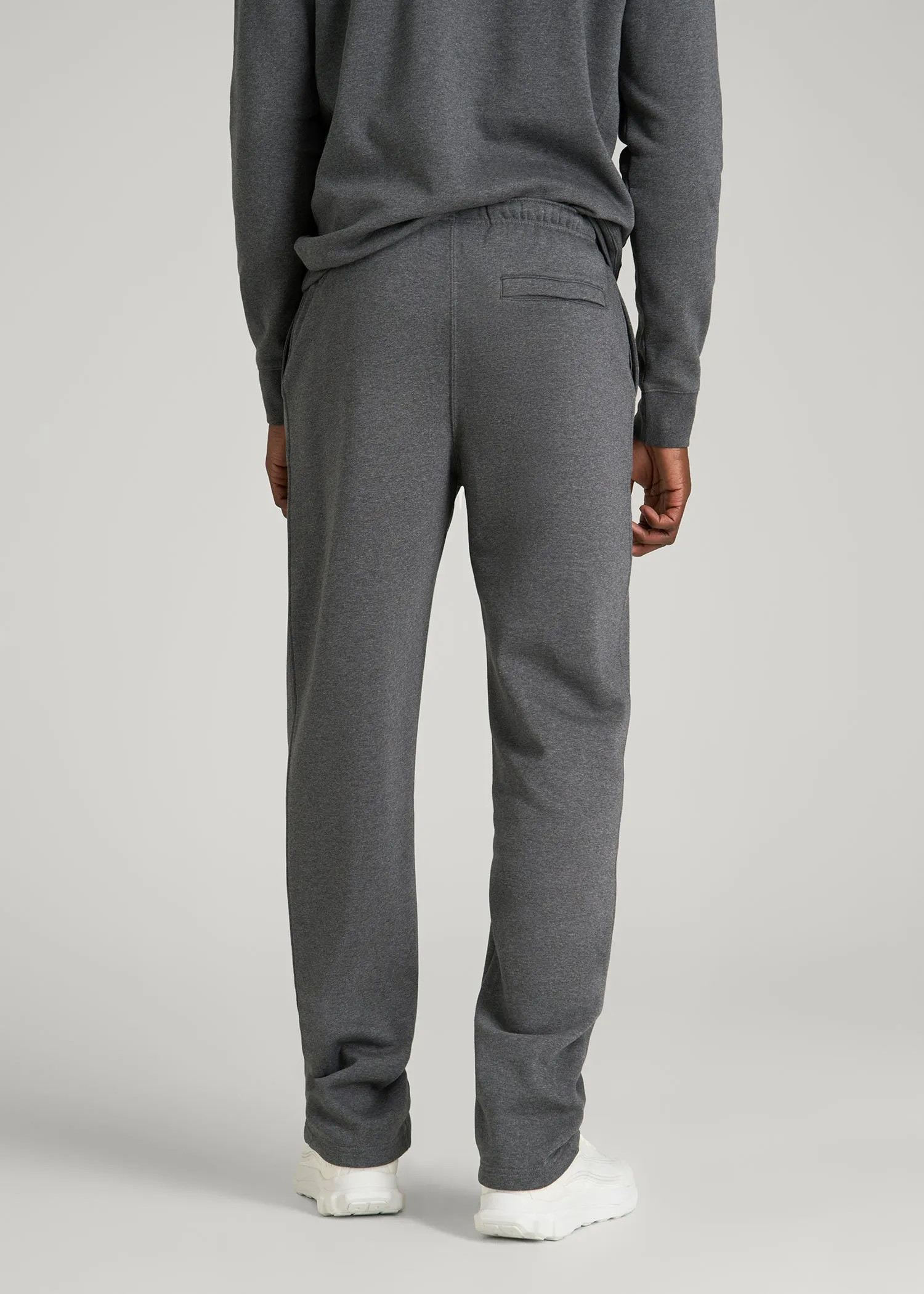 Core Motion Fleece Straight Leg Sweatpants for Tall Men in Charcoal Mix sold by American Tall product image thumbnail 5