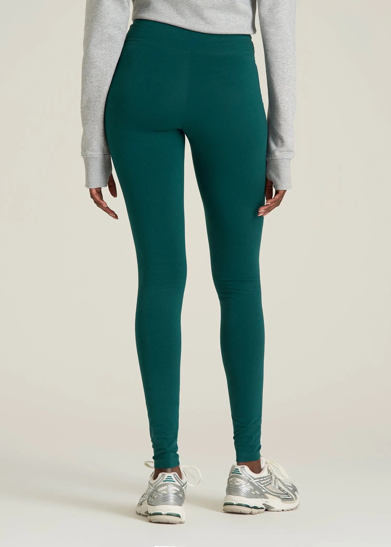 Cotton Leggings for Tall Women in Deep Teal sold by American Tall product image thumbnail 5