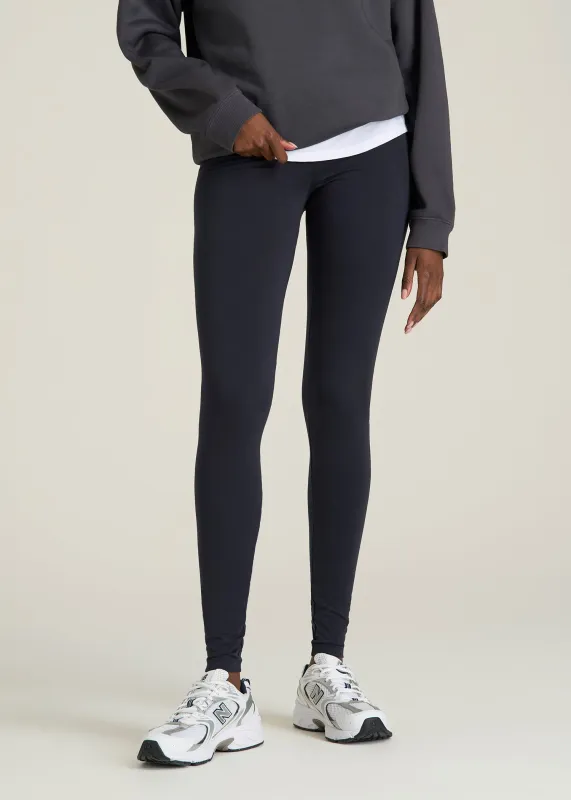 Cotton Leggings for Tall Women in Deep Navy made by American Tall