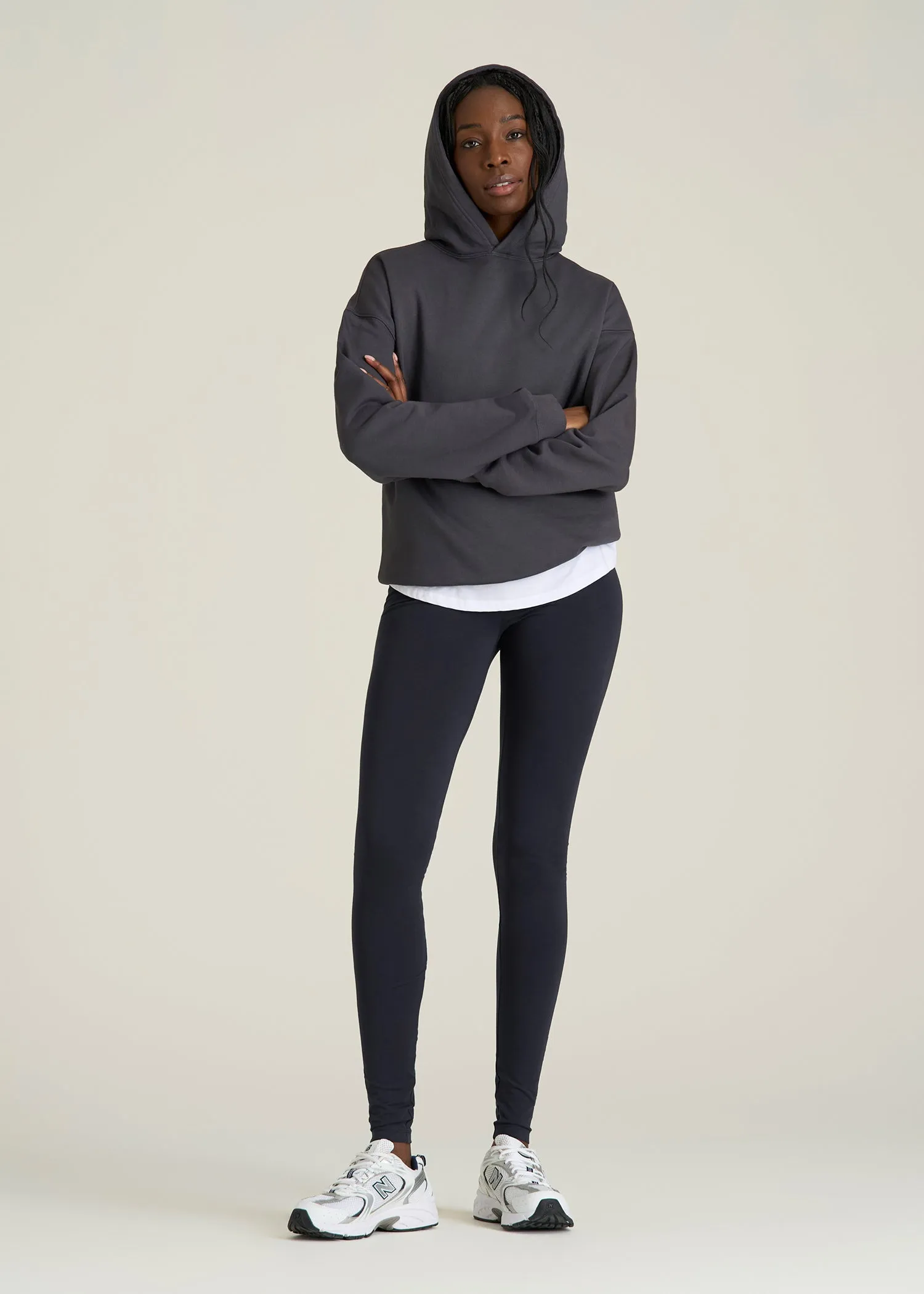 Cotton Leggings for Tall Women in Deep Navy sold by American Tall product image thumbnail 4