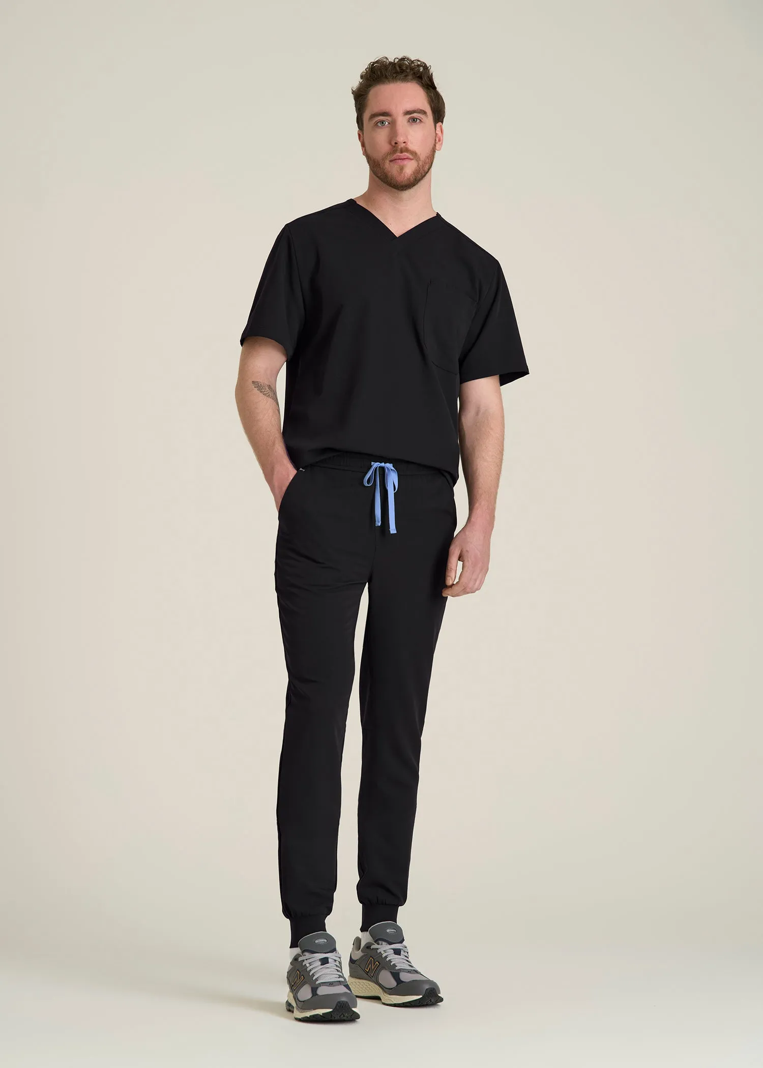 Scrub Joggers for Tall Men in Black sold by American Tall product image thumbnail 4