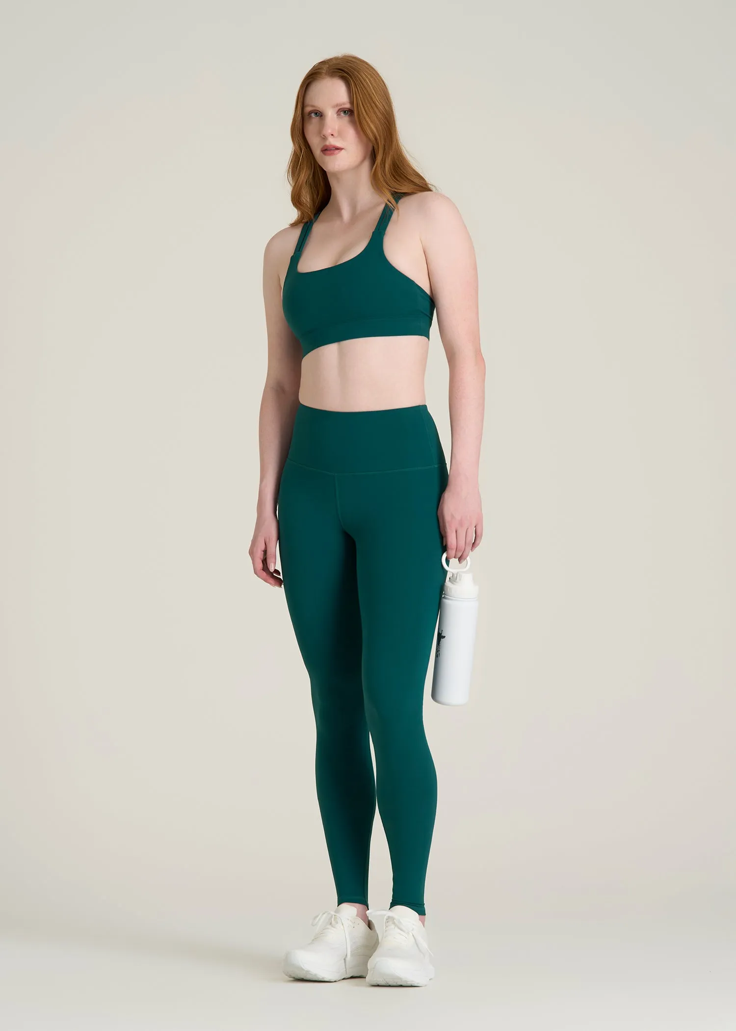 Balance High-Rise Leggings for Tall Women in Deep Teal sold by American Tall product image thumbnail 4