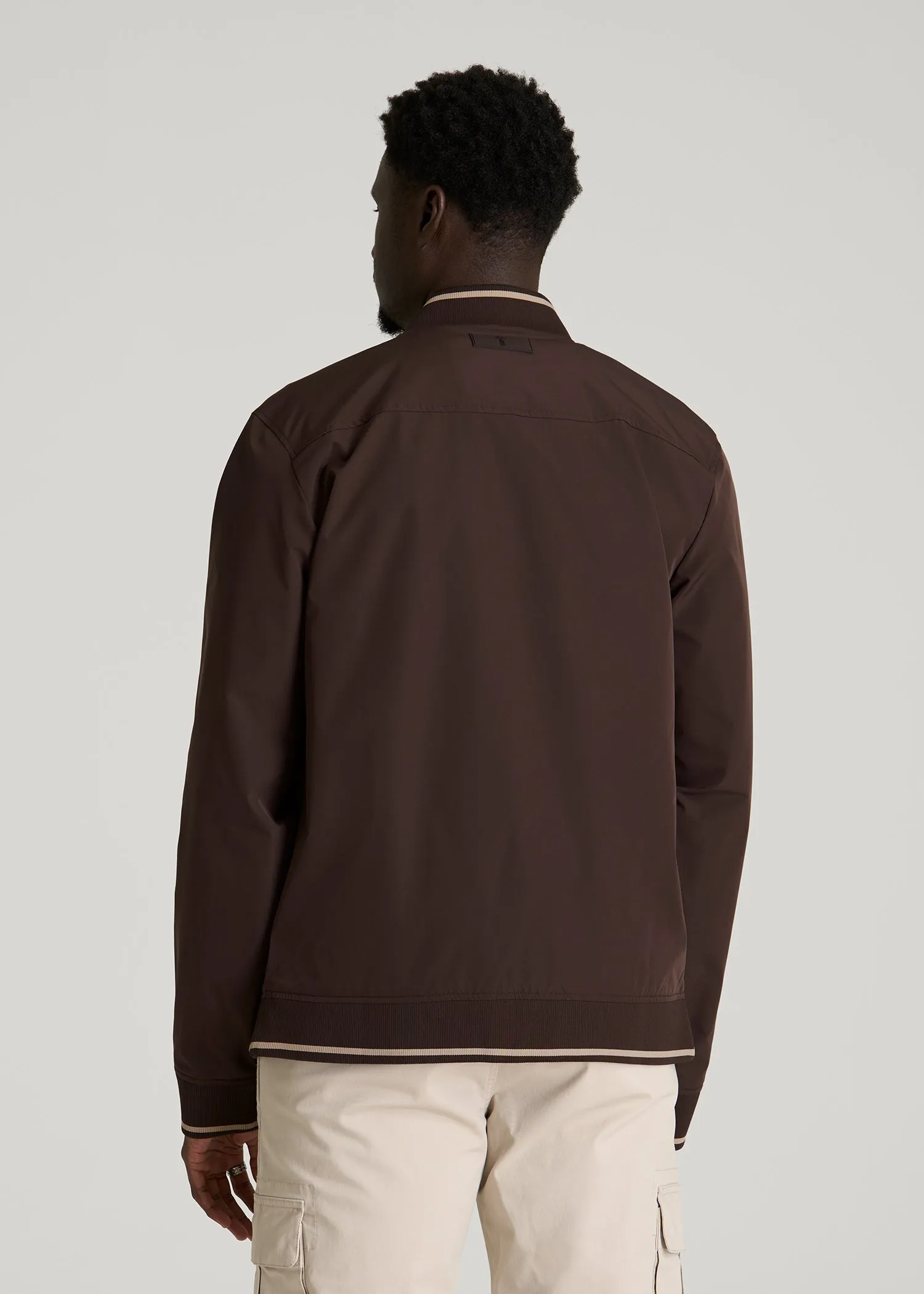 A.T. Bomber Jacket for Tall Men in Espresso sold by American Tall product image thumbnail 5