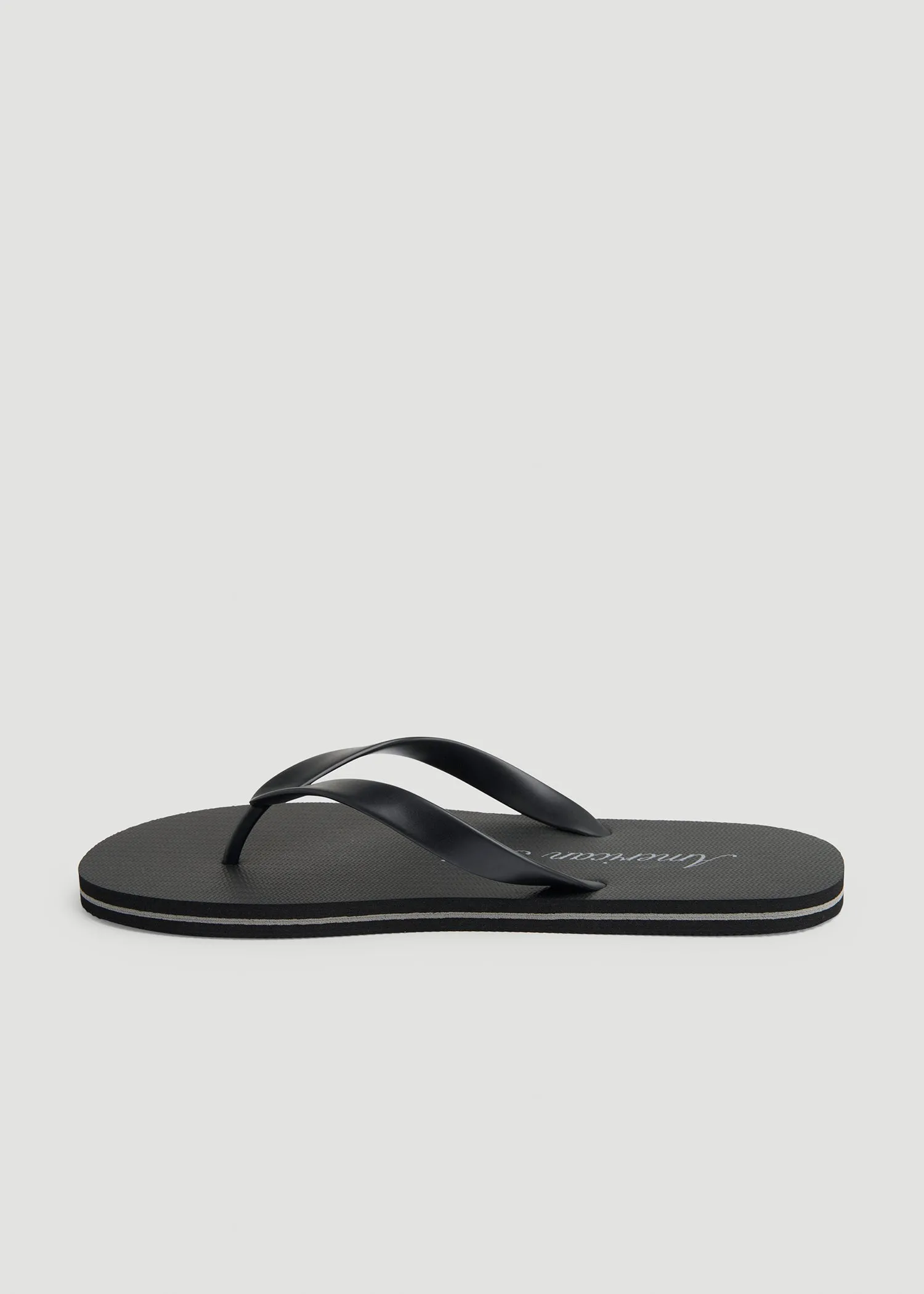 Men's Flip-Flop in Black/Grey sold by American Tall product image thumbnail 2