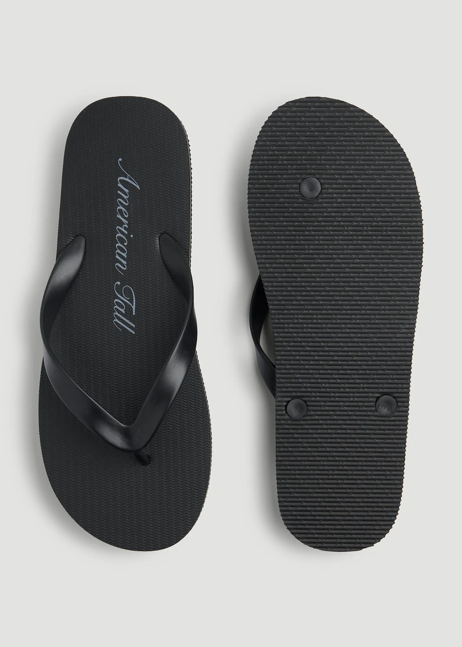 Men's Flip-Flop in Black/Grey sold by American Tall product image thumbnail 4