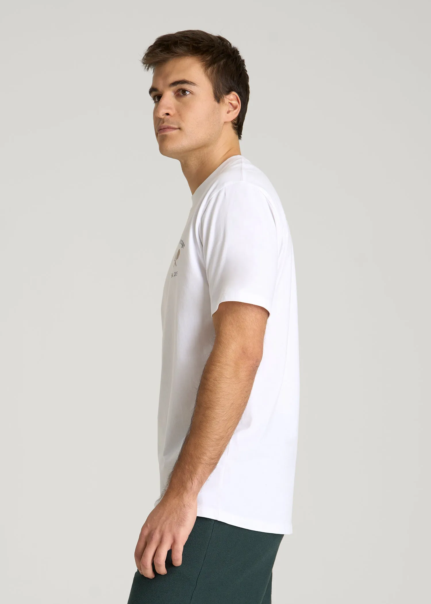 Country Club Graphic Tee for Tall Men in White sold by American Tall product image thumbnail 3