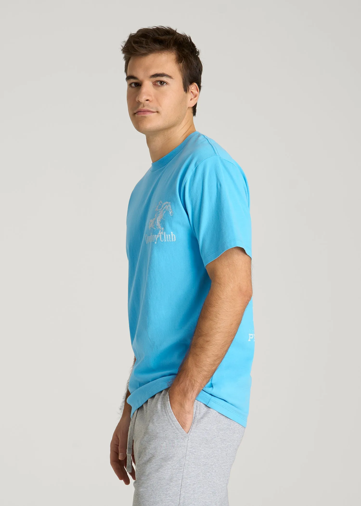 Rodeo Graphic Tee for Tall Men in Blue sold by American Tall product image thumbnail 3