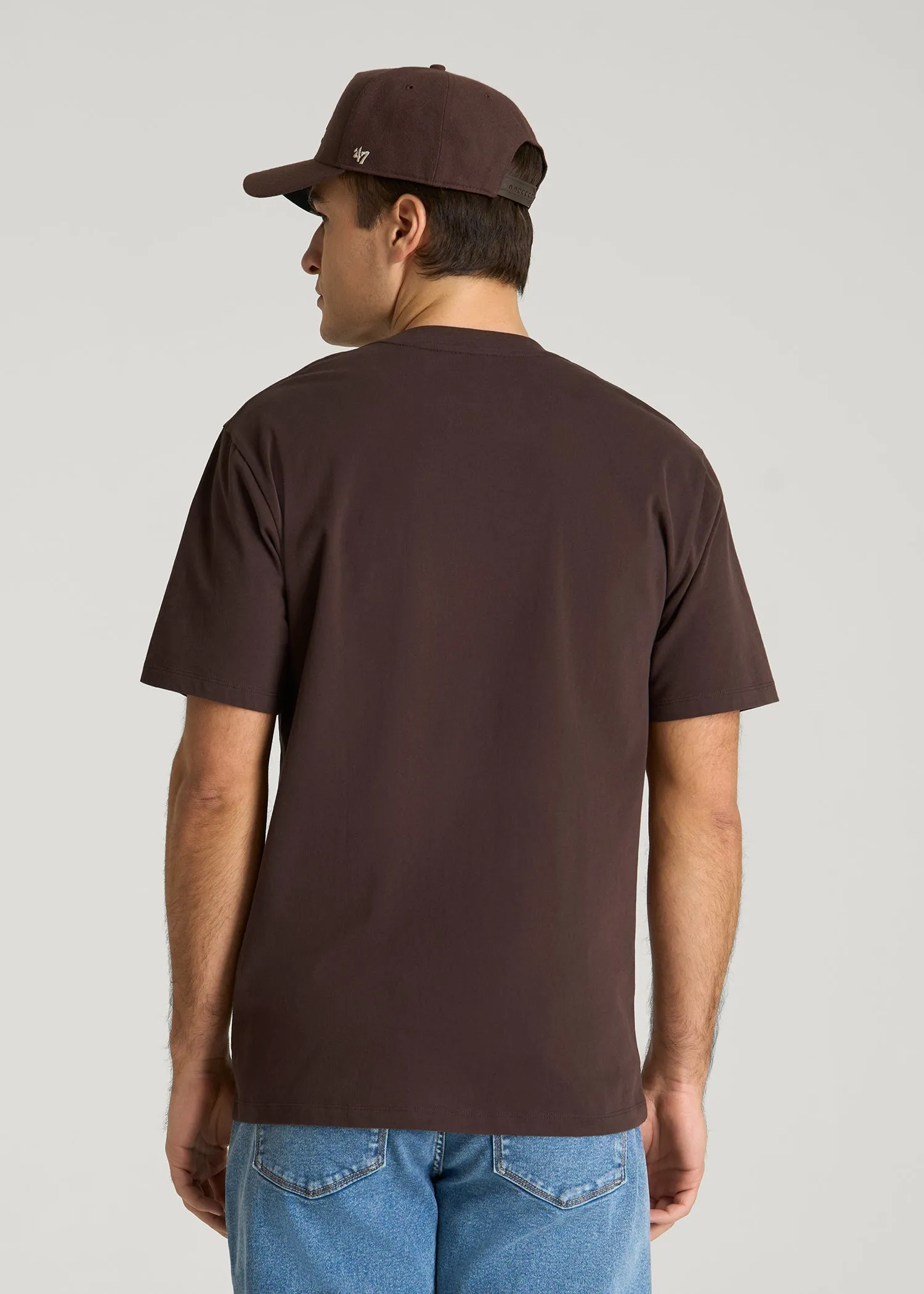 Mission Graphic Tee for Tall Men in Brown sold by American Tall product image thumbnail 5