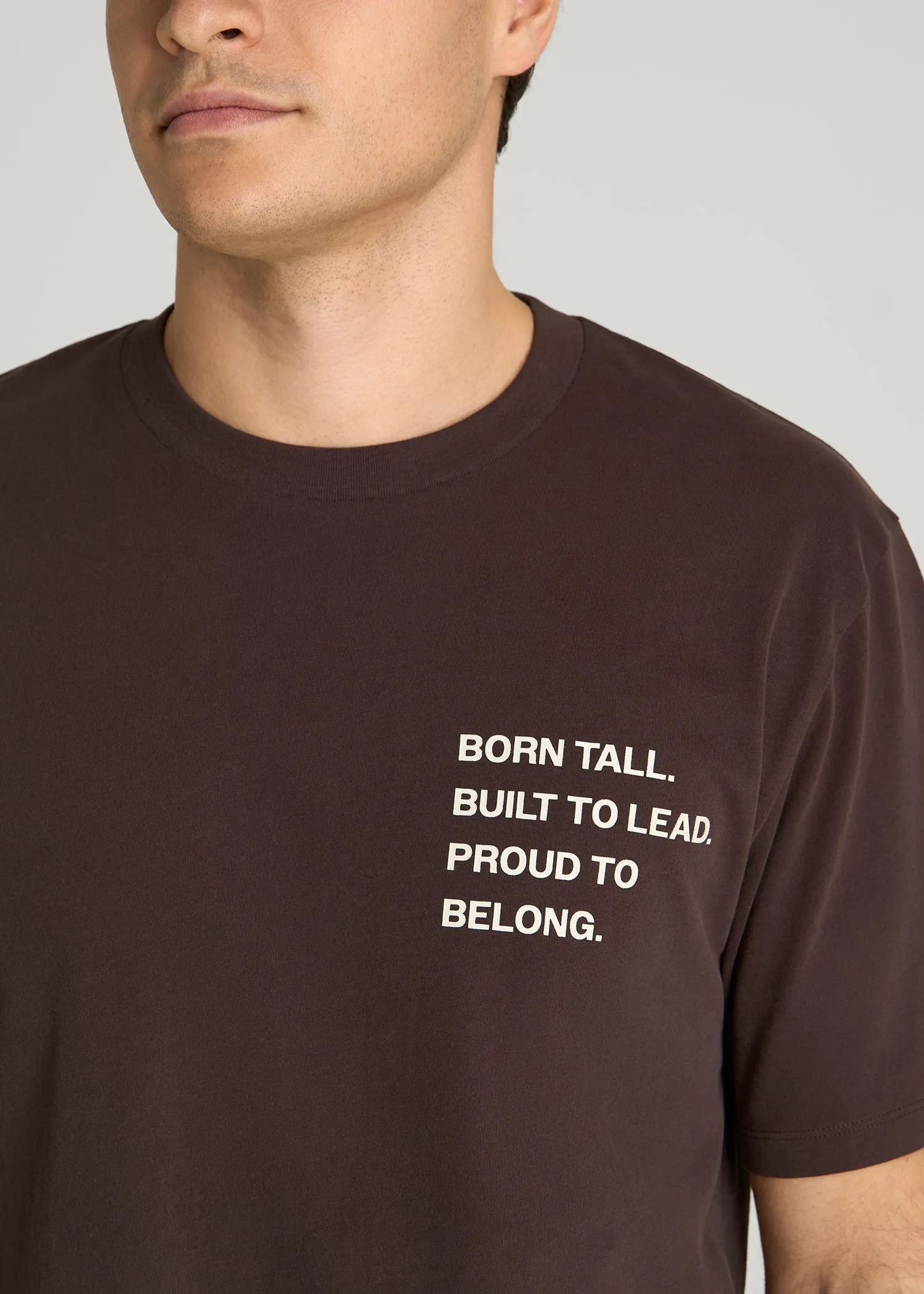 Mission Graphic Tee for Tall Men in Brown sold by American Tall product image thumbnail 2