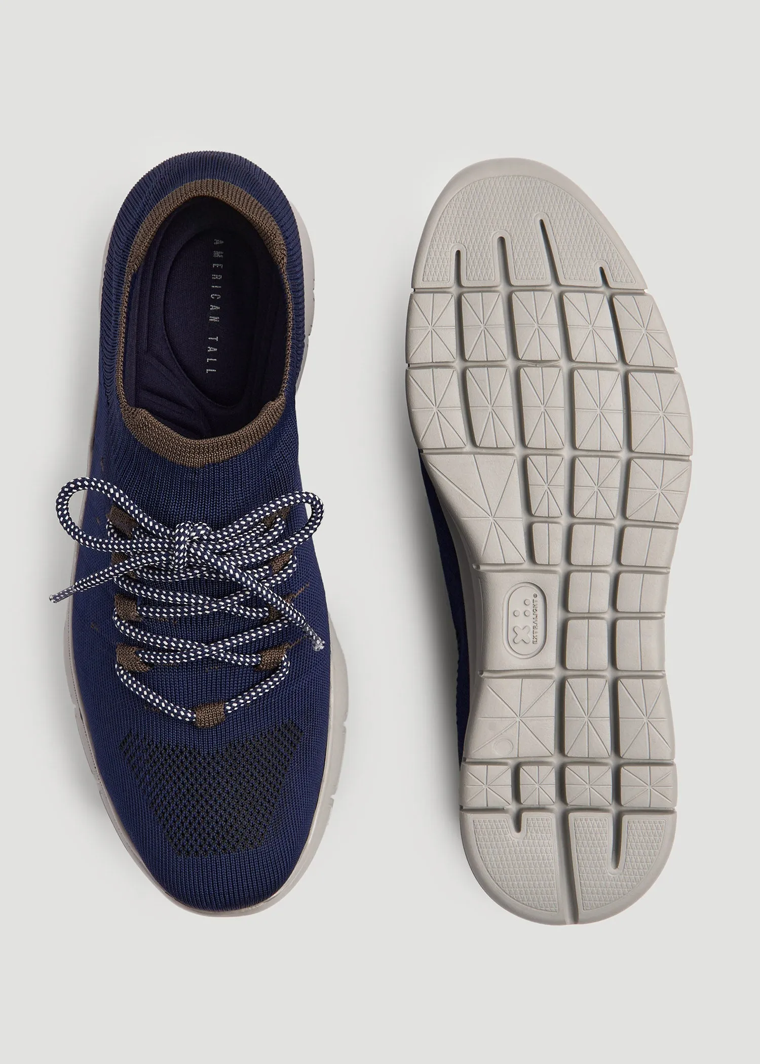 Knit Running Shoes for Tall Men in Navy sold by American Tall product image thumbnail 4