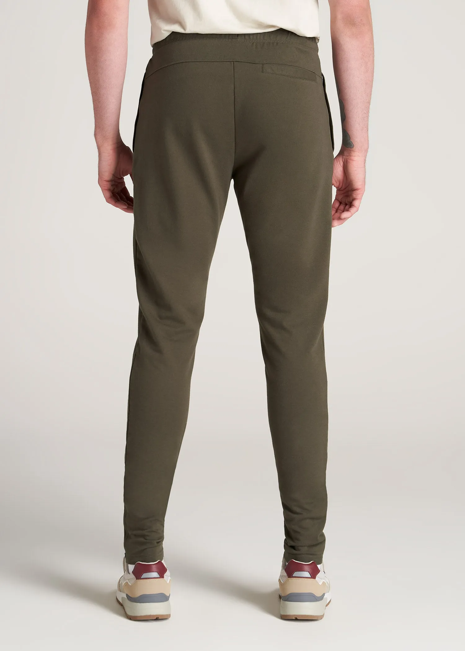 SLIM-FIT Lightweight French Terry Joggers for Tall Men in Camo Green sold by American Tall product image thumbnail 5